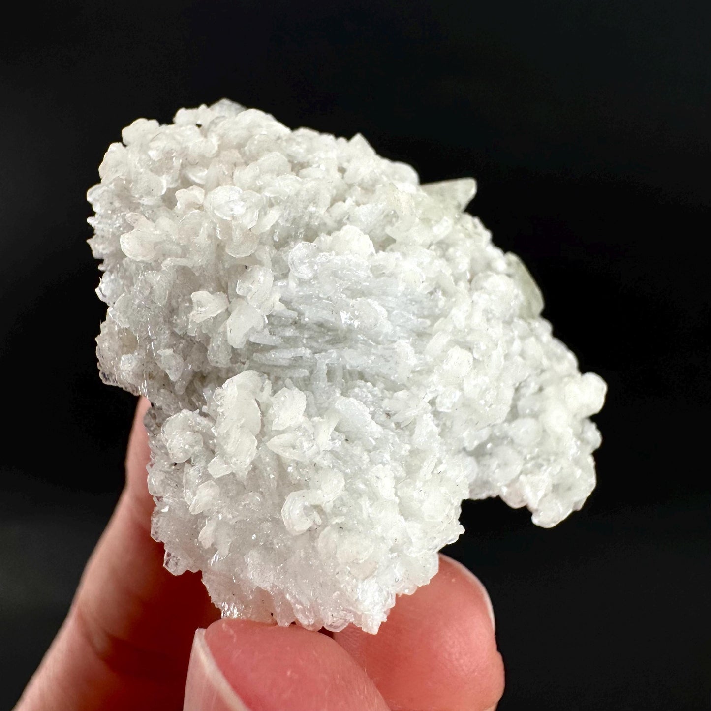 Herderite on Albite Matrix | light green crystal, rare mineral specimen from Pakistan