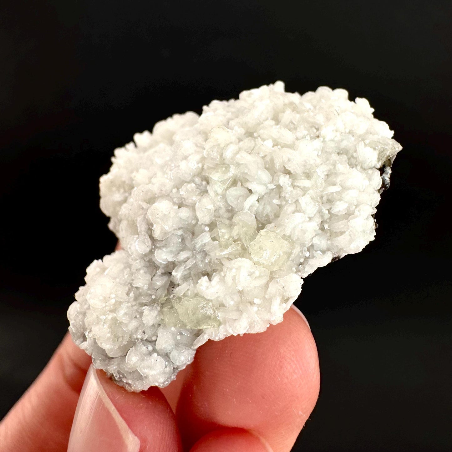 Herderite on Albite Matrix | light green crystal, rare mineral specimen from Pakistan