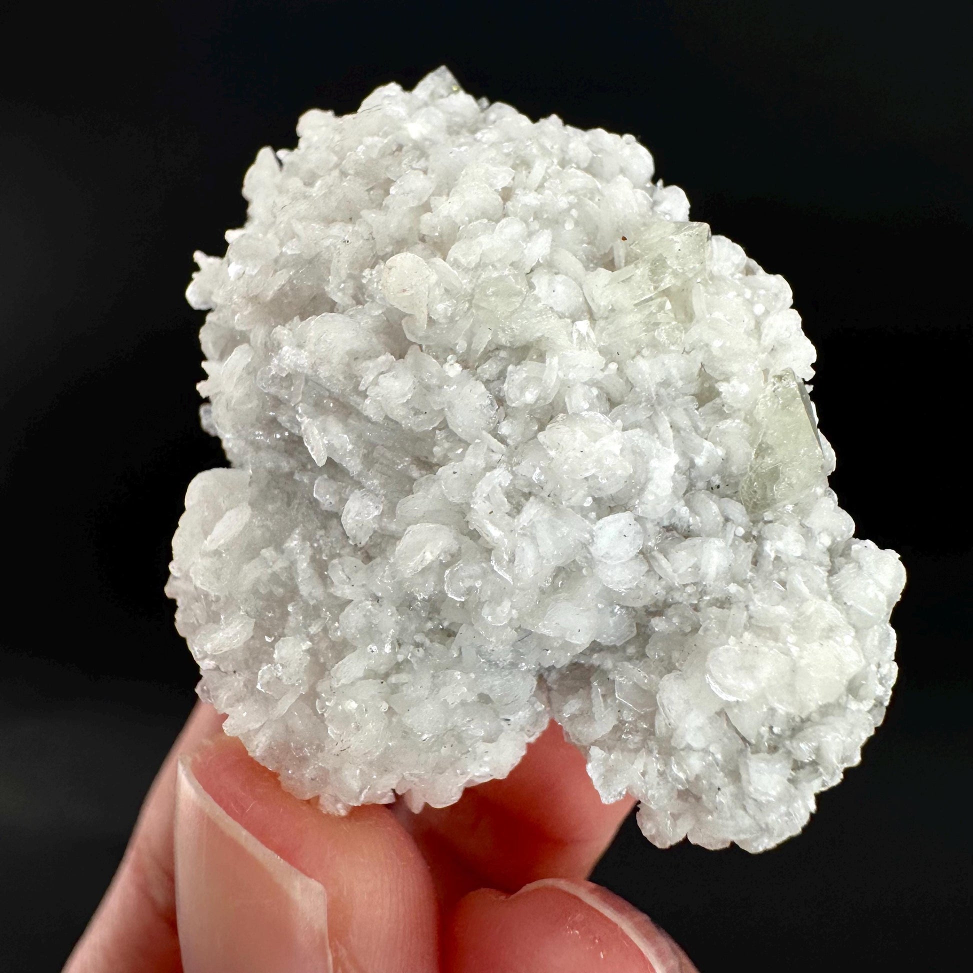 Herderite on Albite Matrix | light green crystal, rare mineral specimen from Pakistan