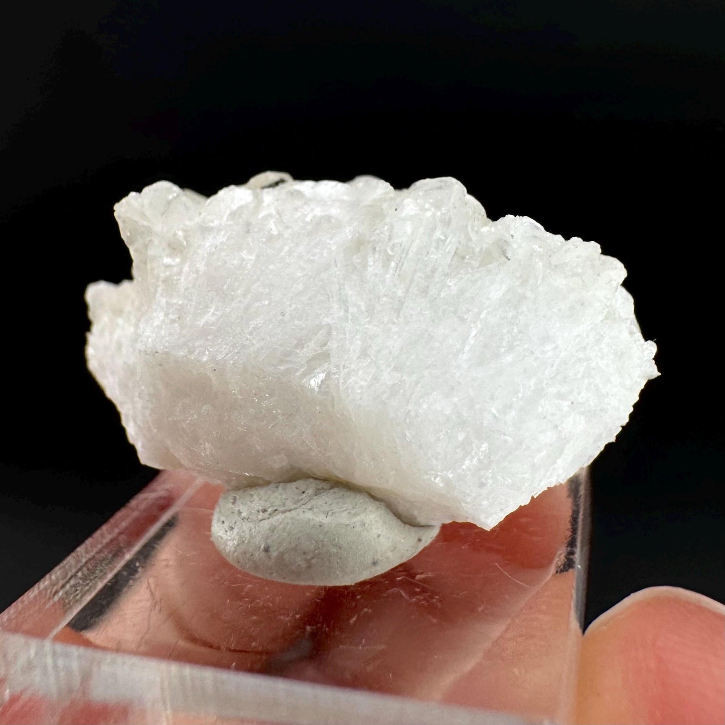 Herderite on Albite Matrix | light green crystal, rare mineral specimen from Pakistan