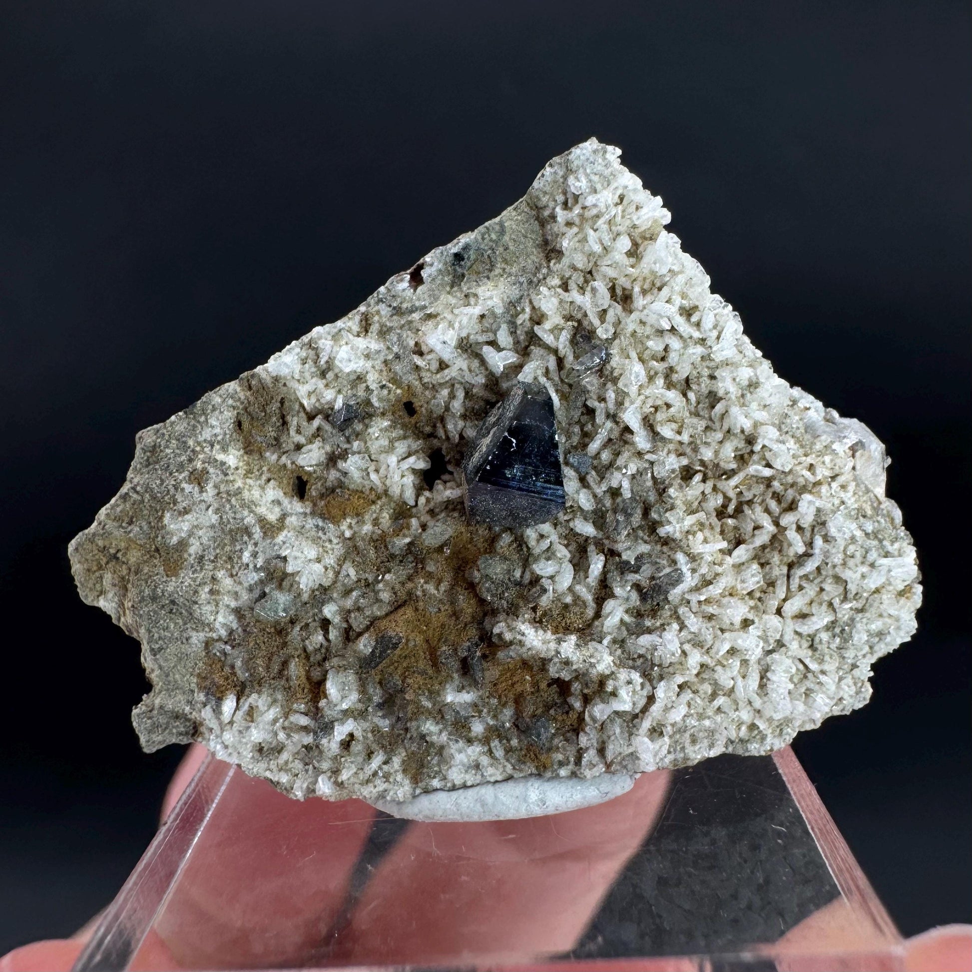 Anatase on Matrix | Metallic Crystal, Rare Mineral Specimen from Pakistan