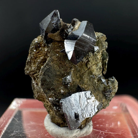 Anatase on Matrix | Metallic Crystal, Rare Mineral Specimen from Pakistan