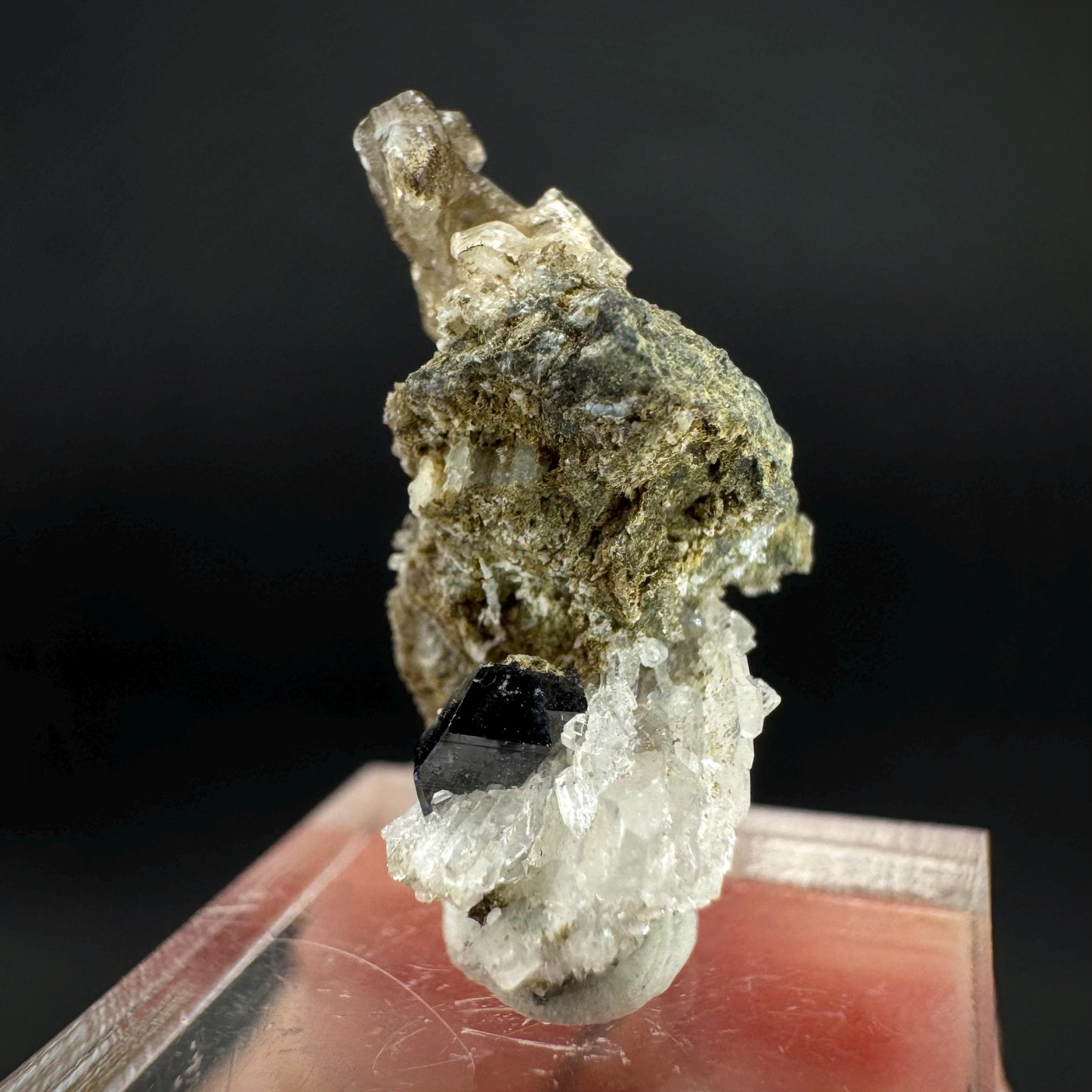 Anatase with Chlorite Quartz | Metallic Crystal, Rare Mineral Specimen from Pakistan
