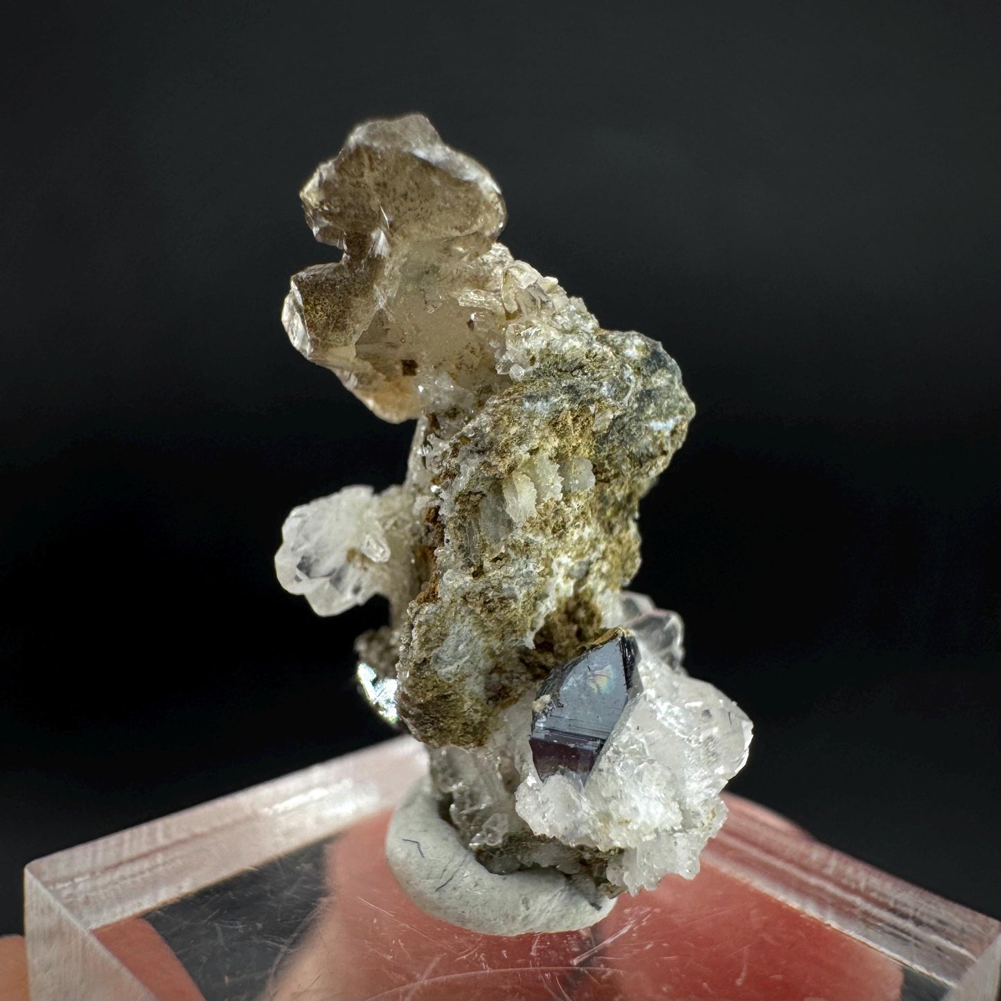 Anatase with Chlorite Quartz | Metallic Crystal, Rare Mineral Specimen from Pakistan