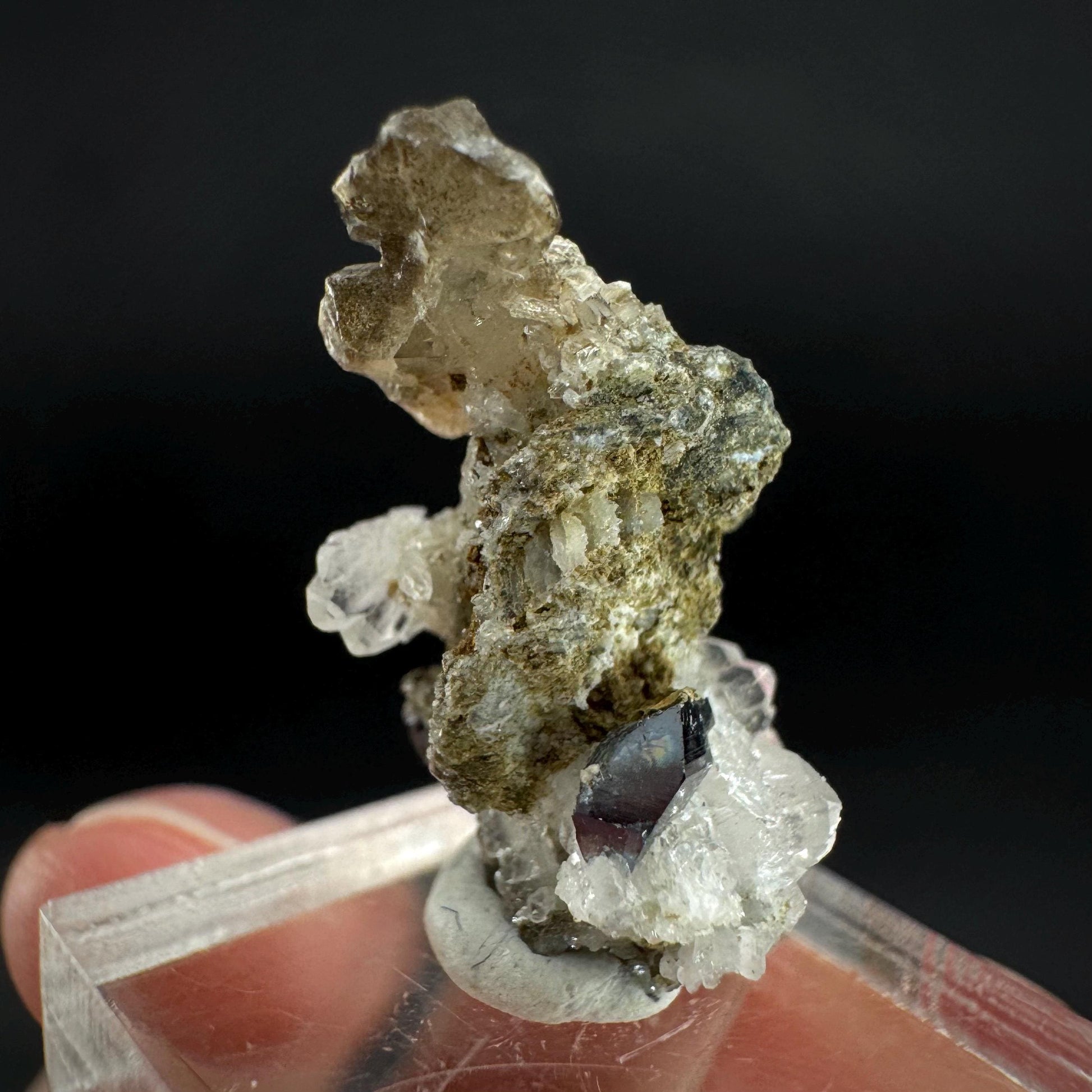 Anatase with Chlorite Quartz | Metallic Crystal, Rare Mineral Specimen from Pakistan