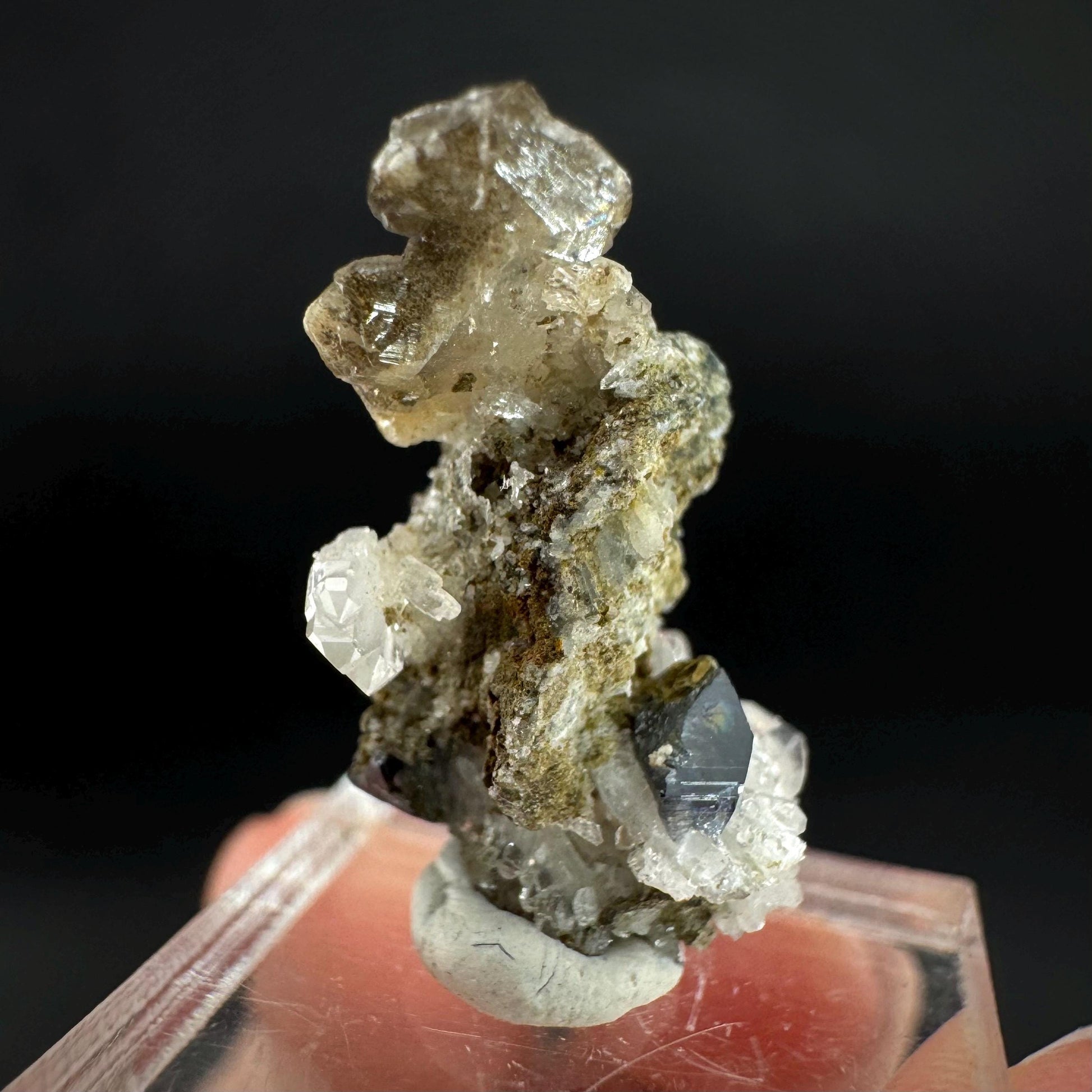 Anatase with Chlorite Quartz | Metallic Crystal, Rare Mineral Specimen from Pakistan