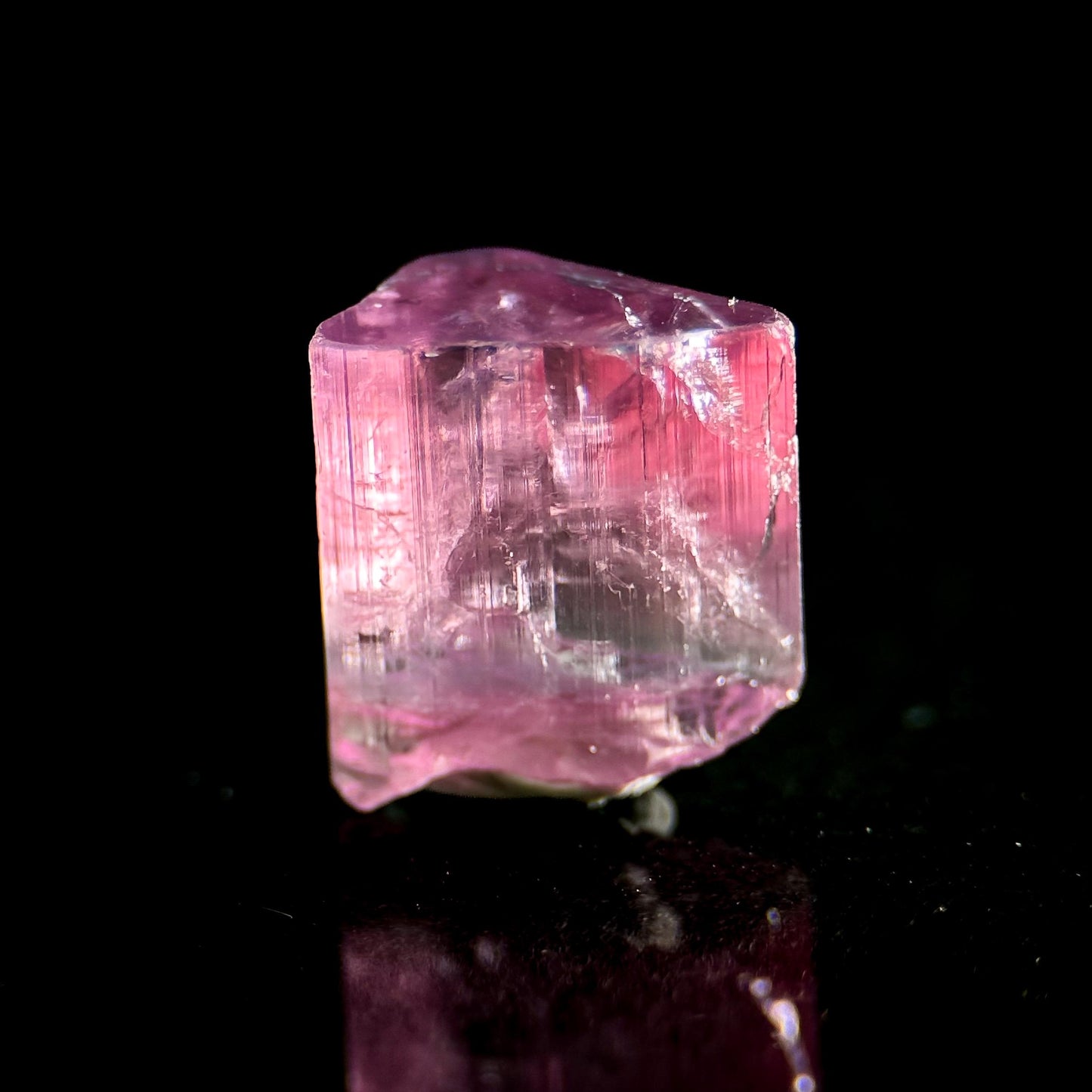 Elbaite Tourmaline | Pink Crystal, mineral specimen from Paprok