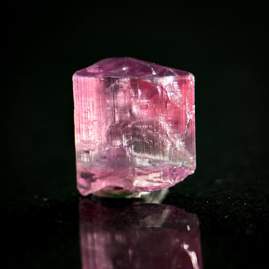 Elbaite Tourmaline | Pink Crystal, mineral specimen from Paprok
