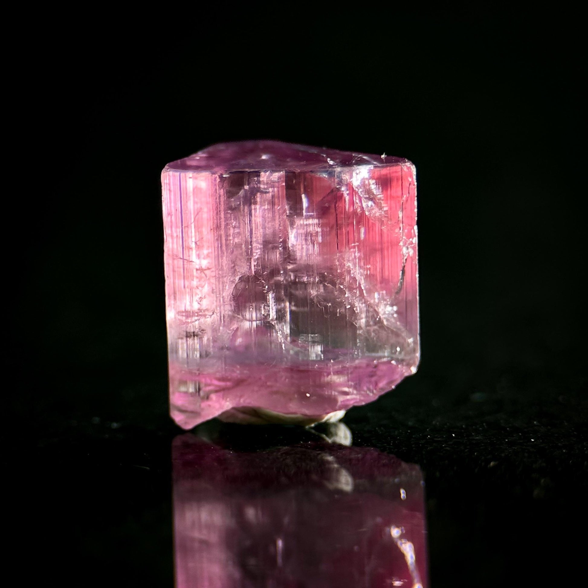 Elbaite Tourmaline | Pink Crystal, mineral specimen from Paprok