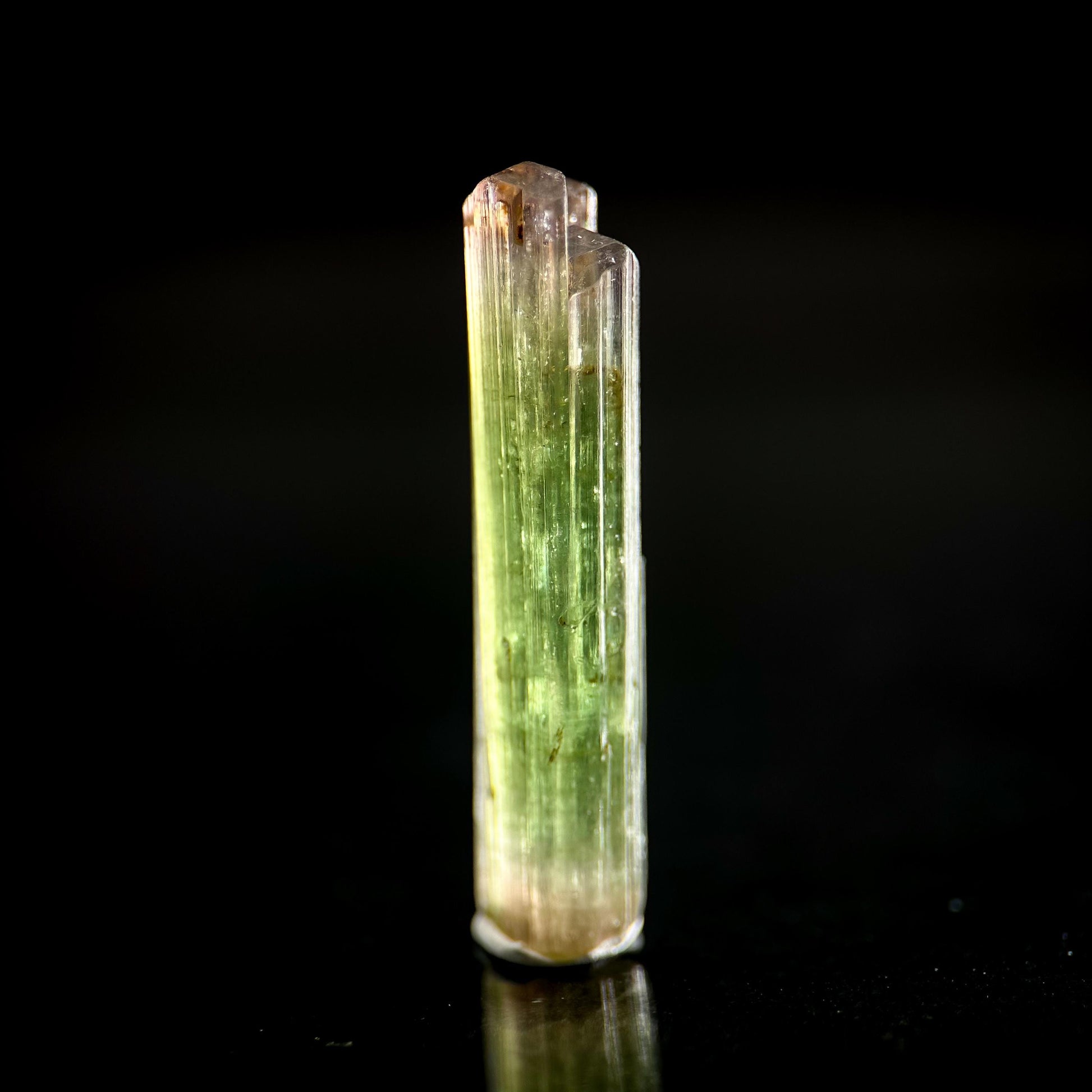 Watermelon Tourmaline | Green & Pink Bi-Color Elbaite Crystal, mineral specimen from Paprok