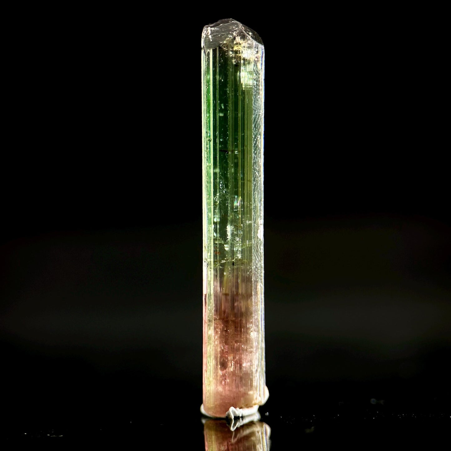 Watermelon Tourmaline | Green & Pink Bi-Color Elbaite Crystal, mineral specimen from Paprok