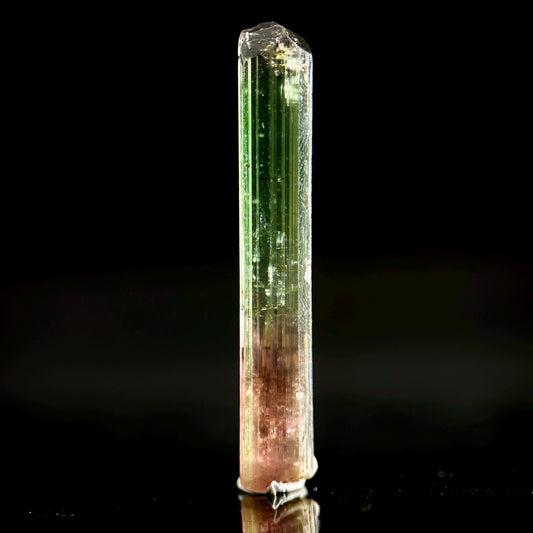 Watermelon Tourmaline | Green & Pink Bi-Color Elbaite Crystal, mineral specimen from Paprok