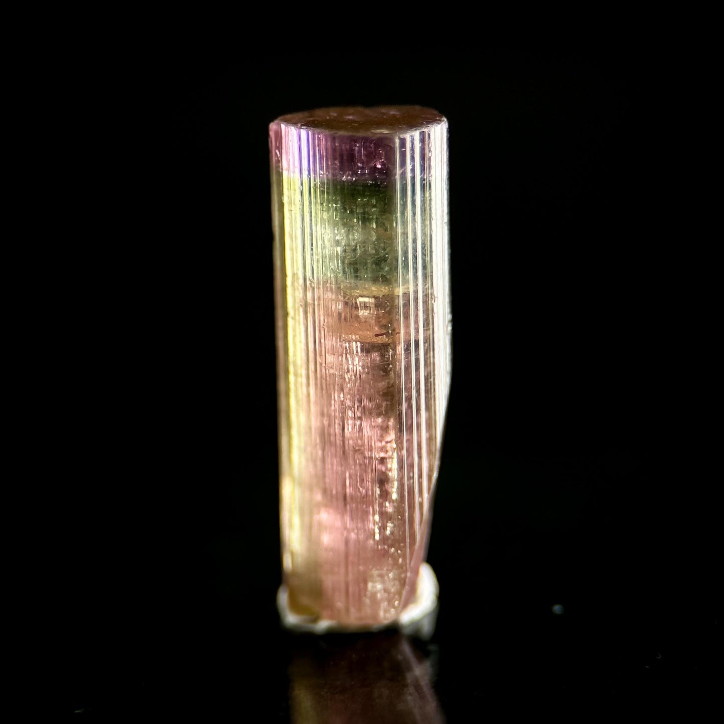 Watermelon Tourmaline | Green & Pink Bi-Color Elbaite Crystal, mineral specimen from Paprok