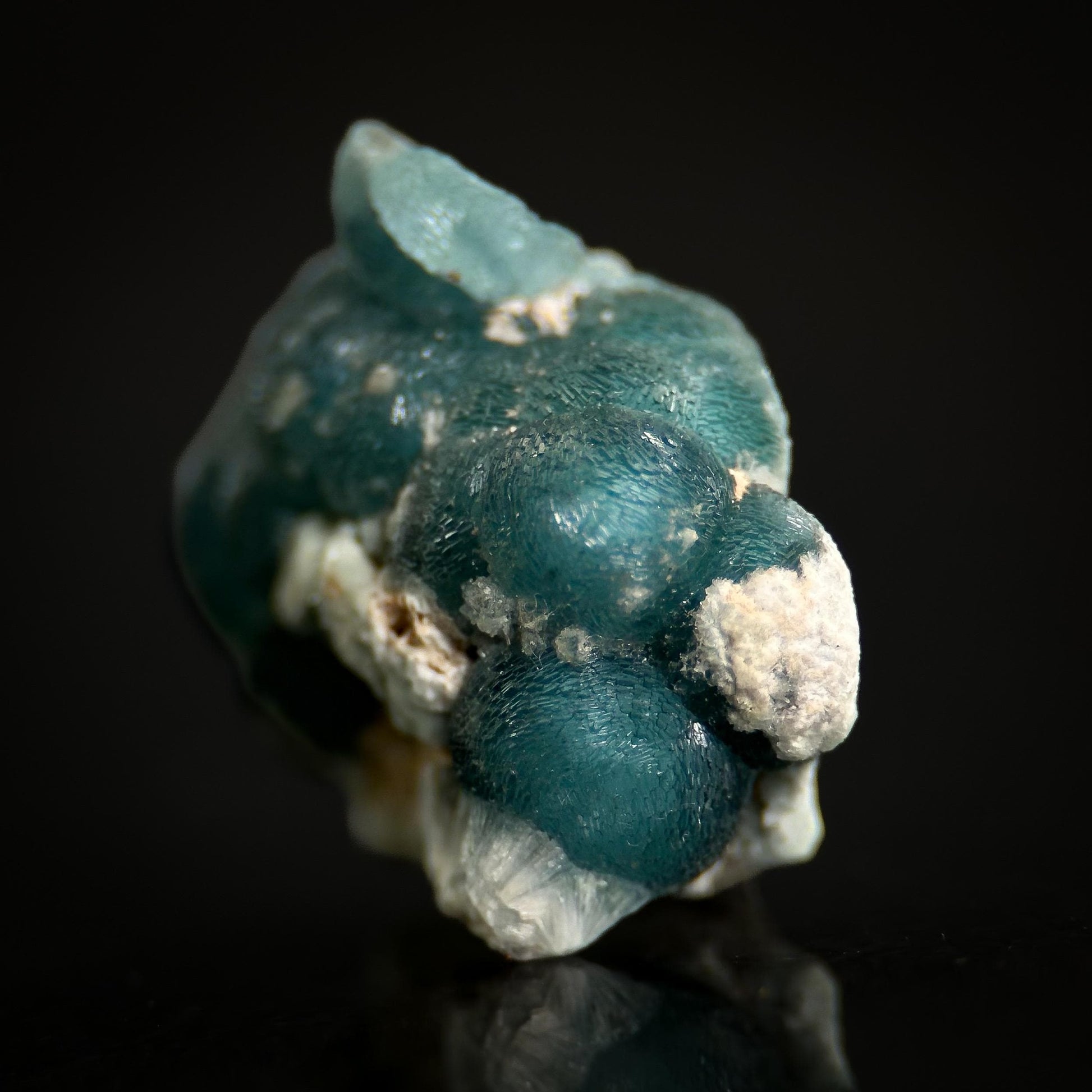 Blue Wavellite (Arkansas, USA) | crystal cluster, rare mineral specimen