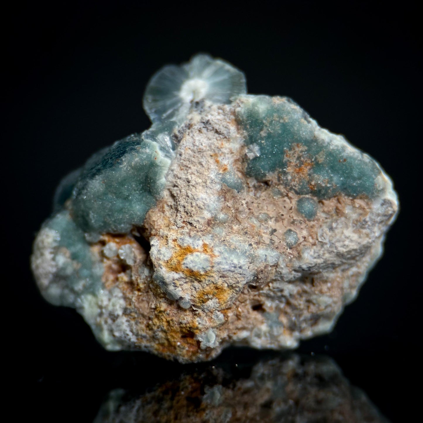Blue Wavellite (Arkansas, USA) | crystal cluster, rare mineral specimen