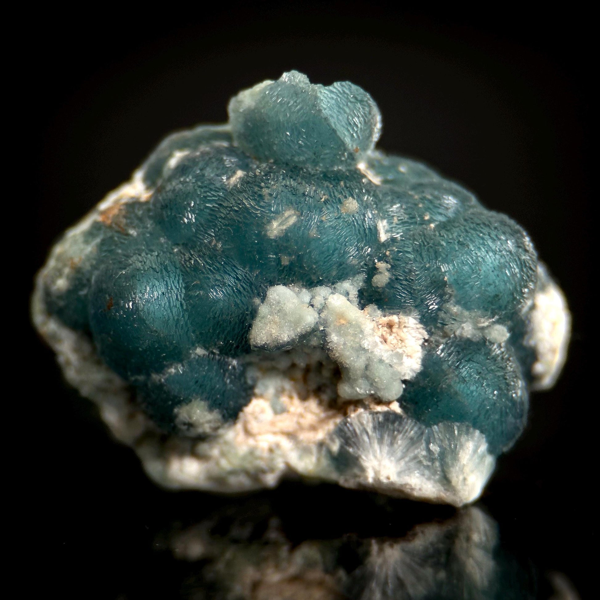 Blue Wavellite (Arkansas, USA) | crystal cluster, rare mineral specimen