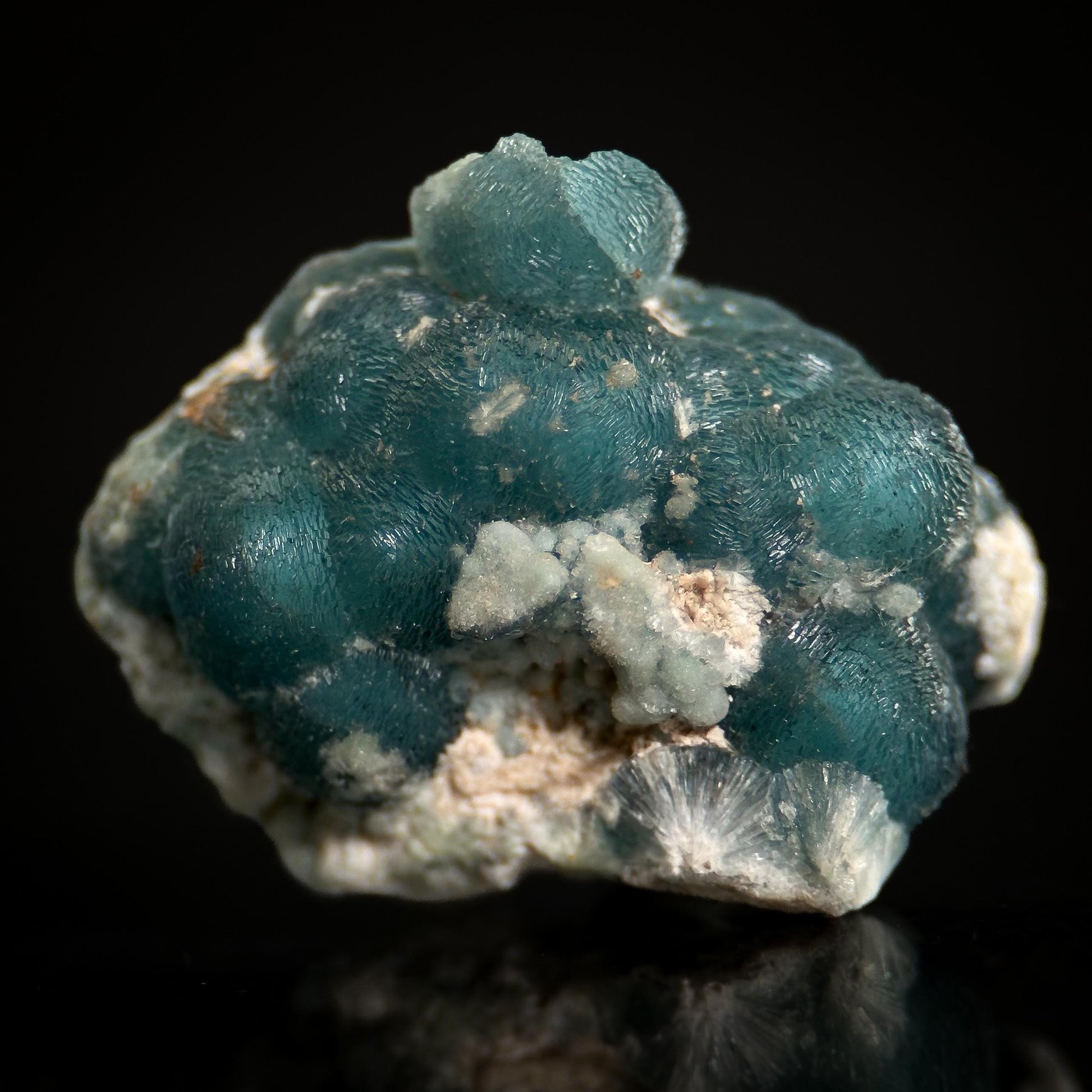 Blue Wavellite (Arkansas, USA) | crystal cluster, rare mineral specimen
