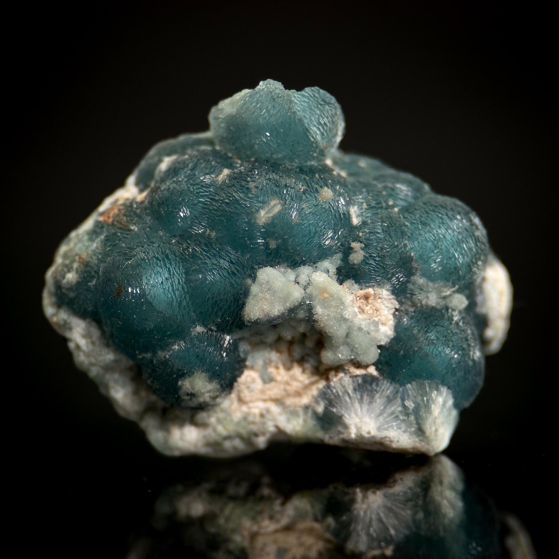 Blue Wavellite (Arkansas, USA) | crystal cluster, rare mineral specimen