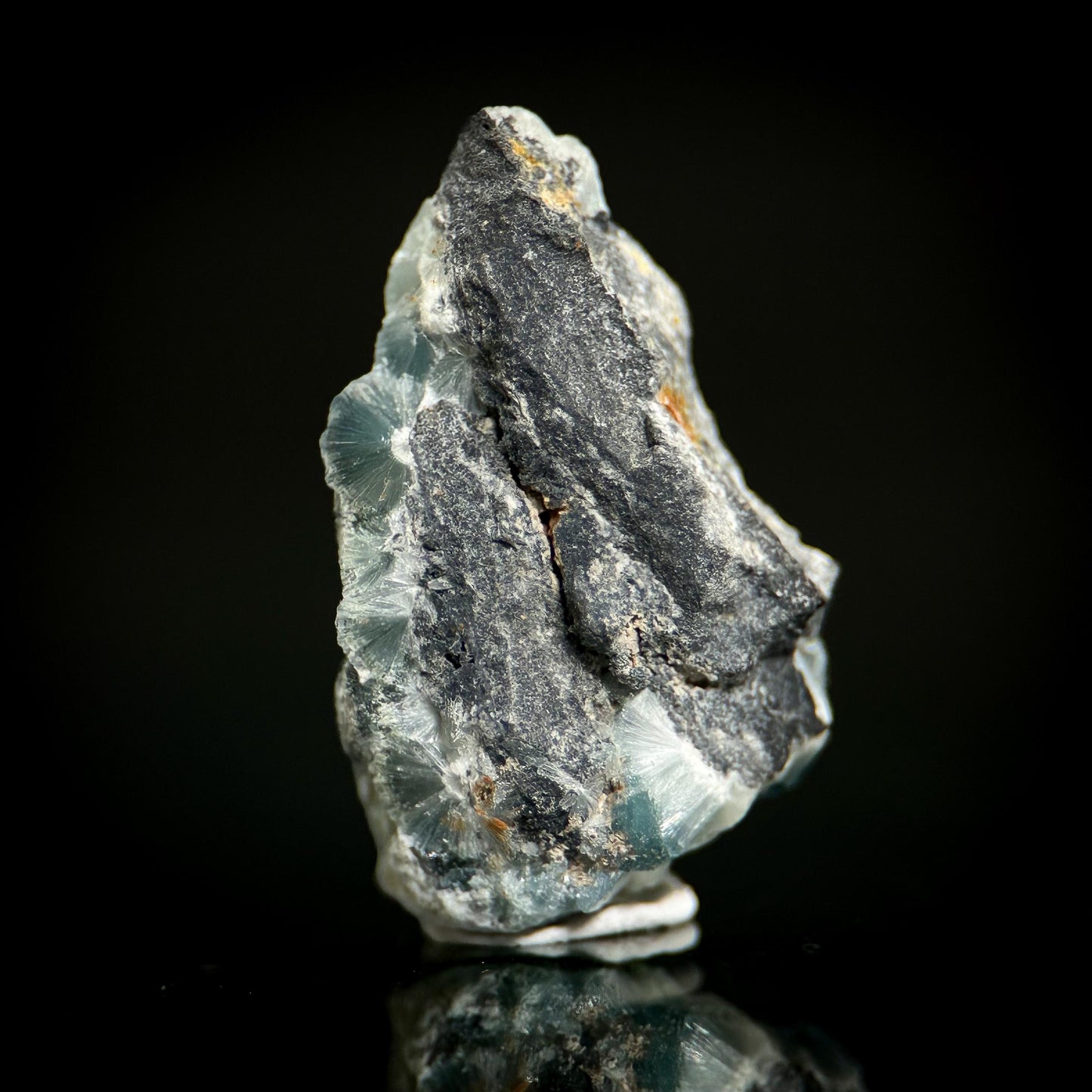 Blue Wavellite (Arkansas, USA) | crystal cluster, rare mineral specimen