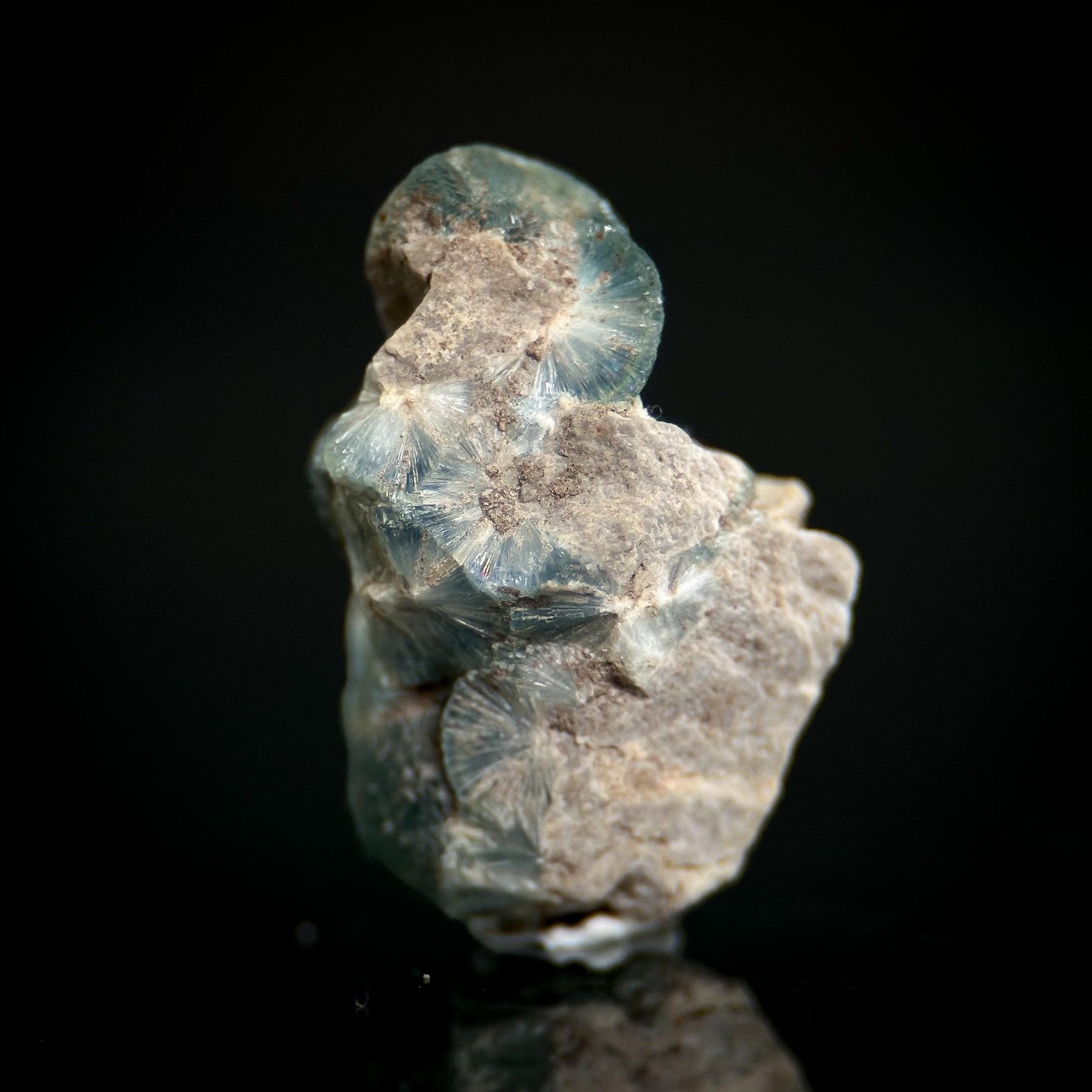 Blue Wavellite (Arkansas, USA) | crystal cluster, rare mineral specimen