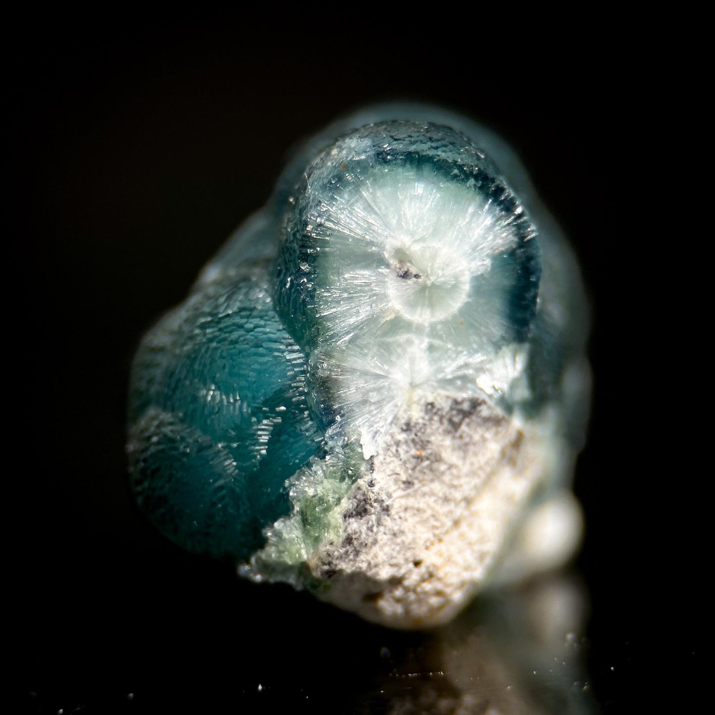 Blue Wavellite (Arkansas, USA) | crystal cluster, rare mineral specimen