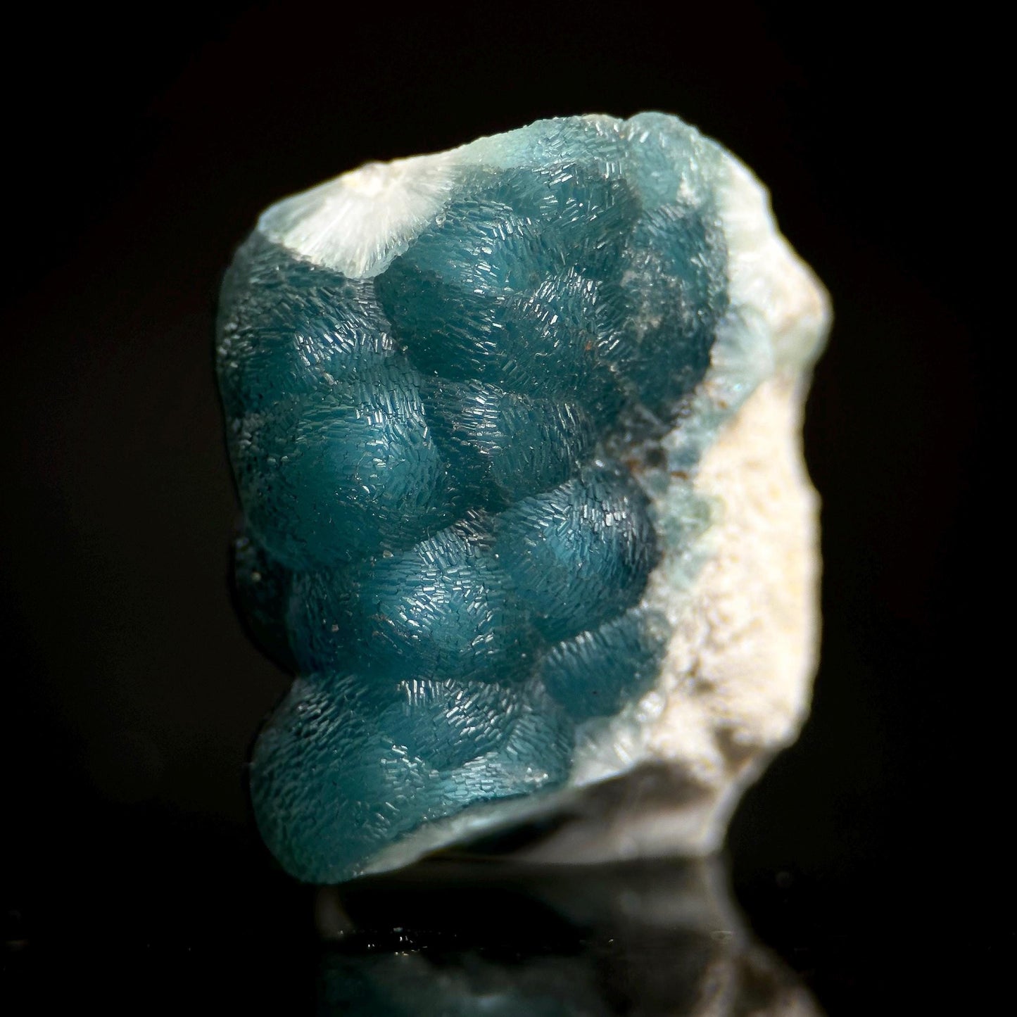 Blue Wavellite (Arkansas, USA) | crystal cluster, rare mineral specimen