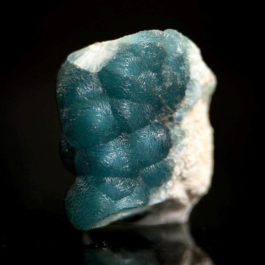 Blue Wavellite (Arkansas, USA) | crystal cluster, rare mineral specimen