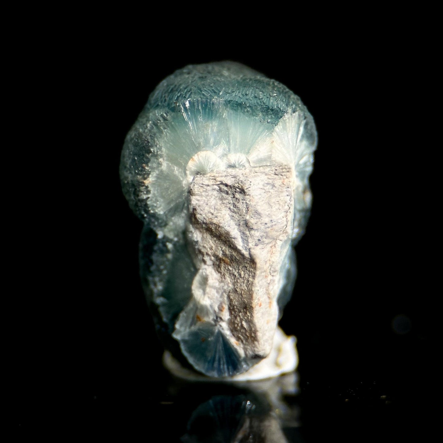 Blue Wavellite (Arkansas, USA) | crystal cluster, rare mineral specimen