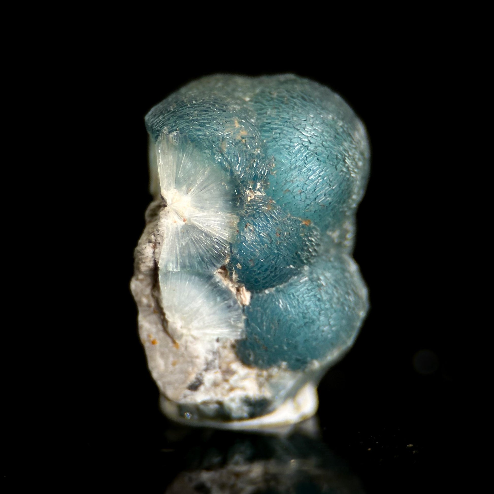 Blue Wavellite (Arkansas, USA) | crystal cluster, rare mineral specimen