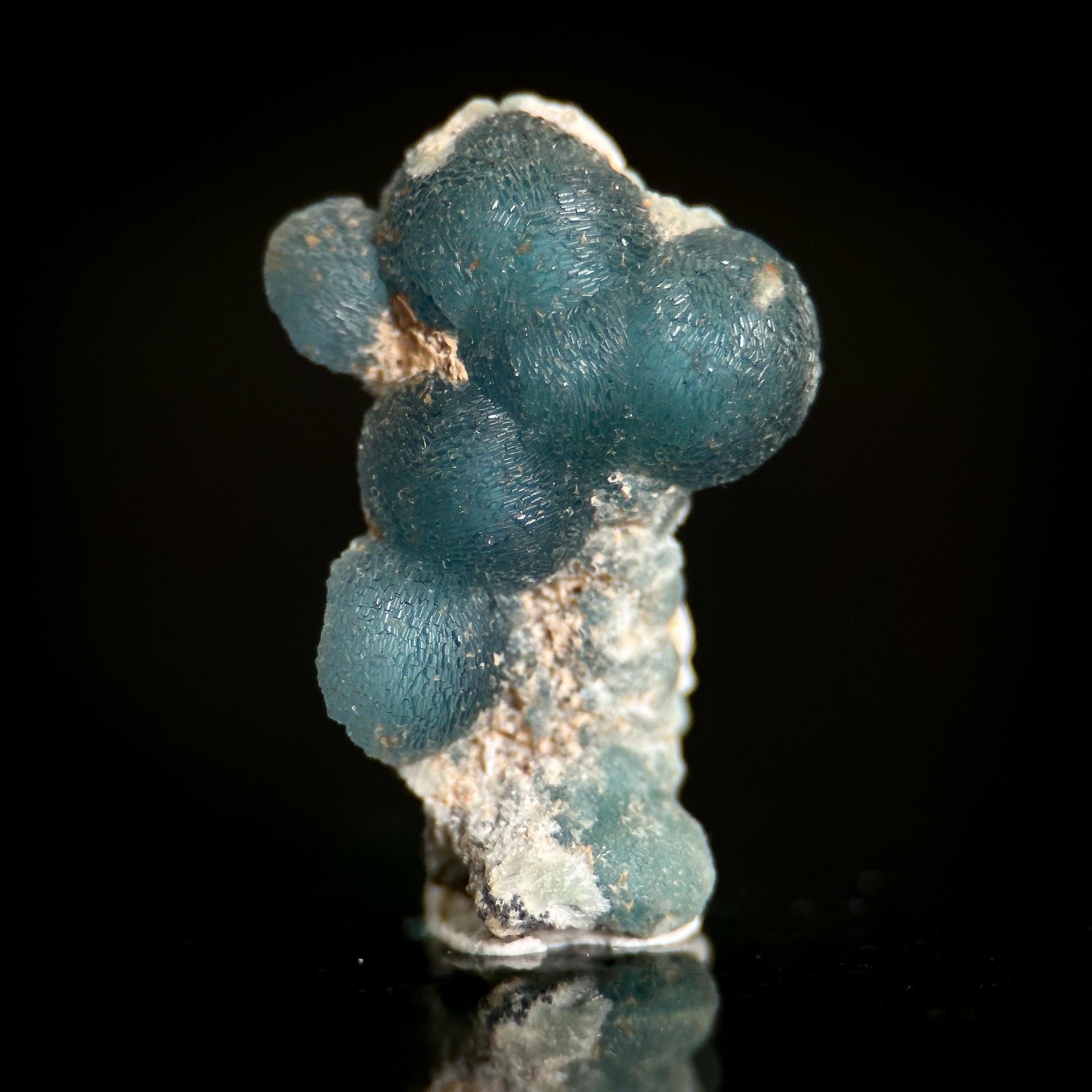 Blue Wavellite (Arkansas, USA) | crystal cluster, rare mineral specimen