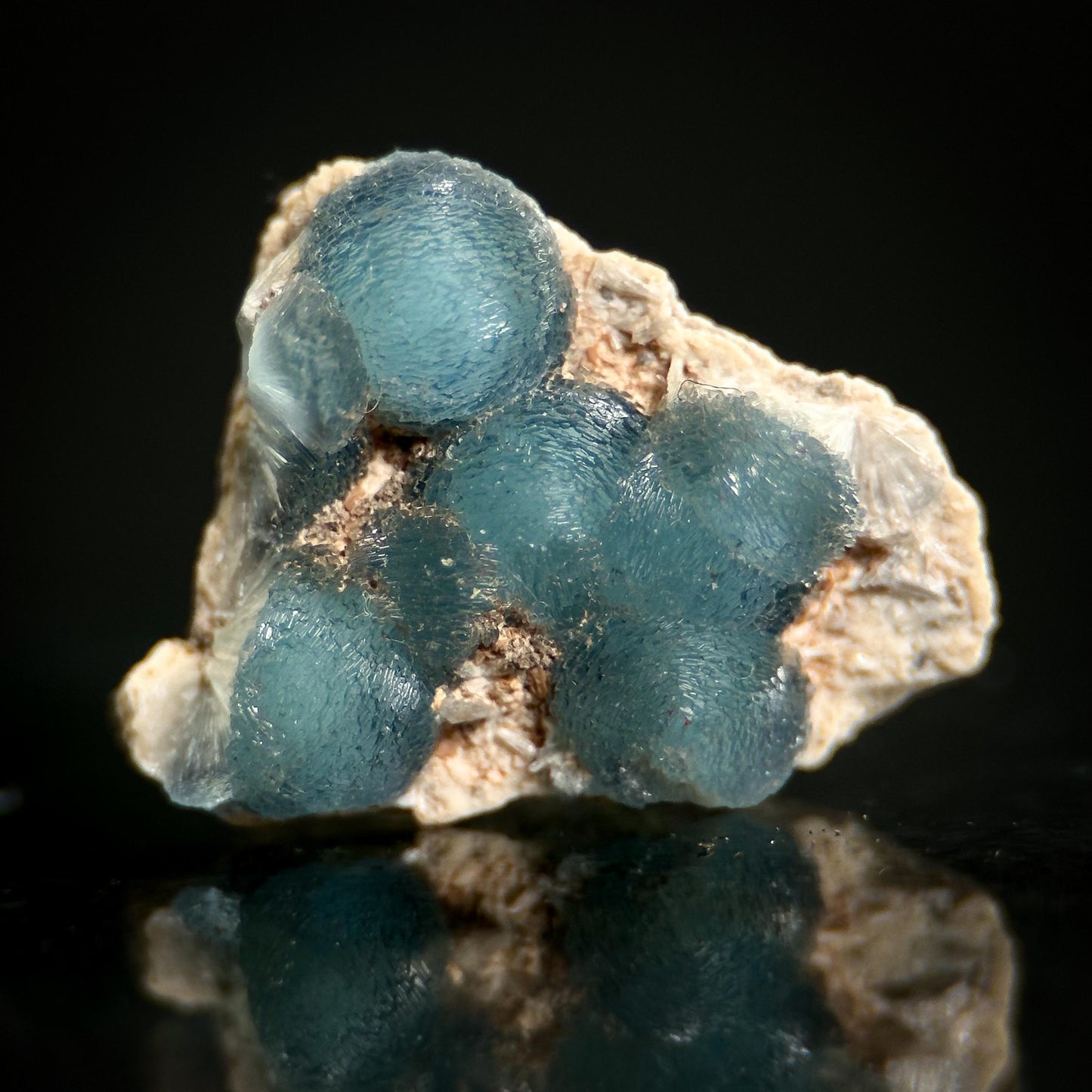 Blue Wavellite (Arkansas, USA) | crystal cluster, rare mineral specimen