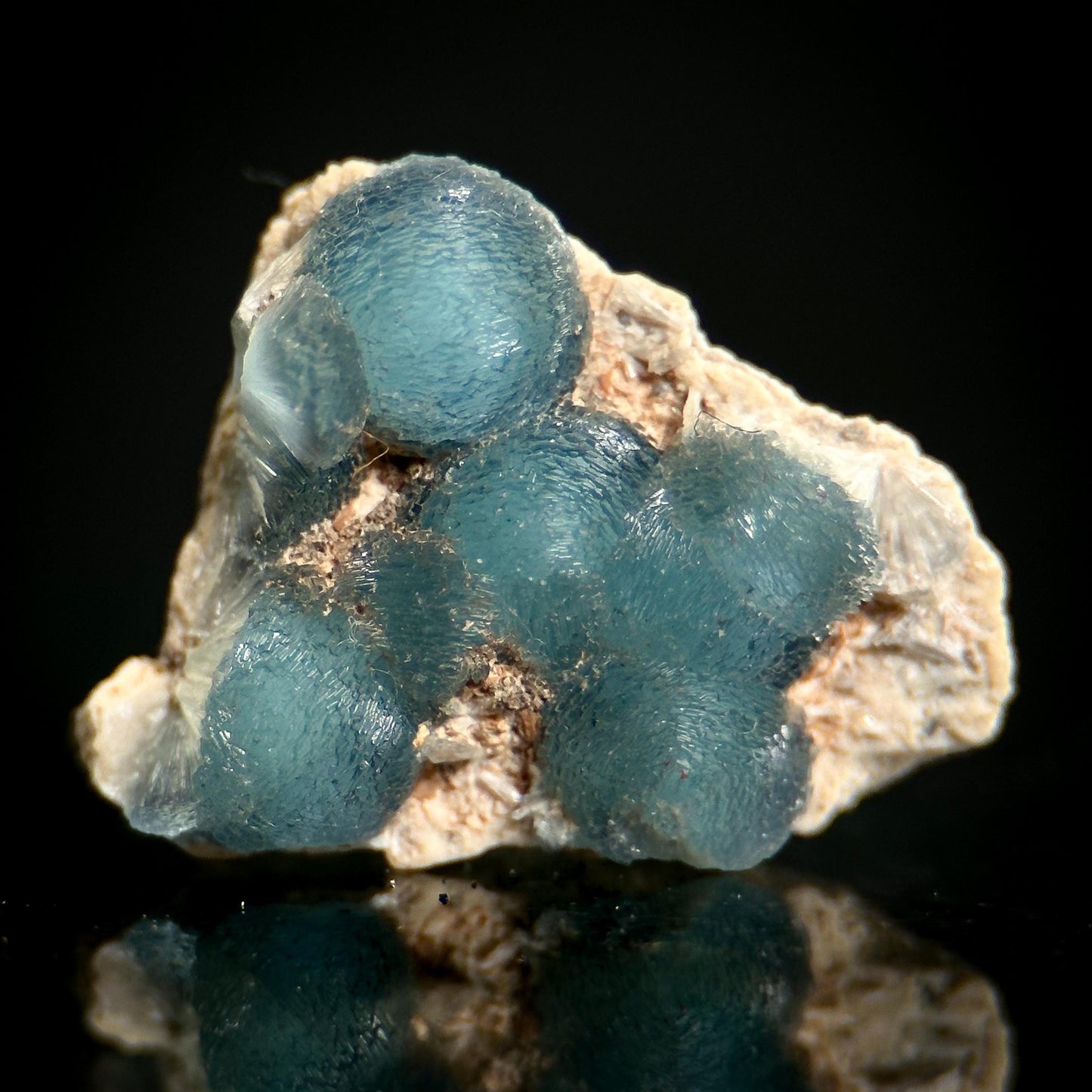 Blue Wavellite (Arkansas, USA) | crystal cluster, rare mineral specimen