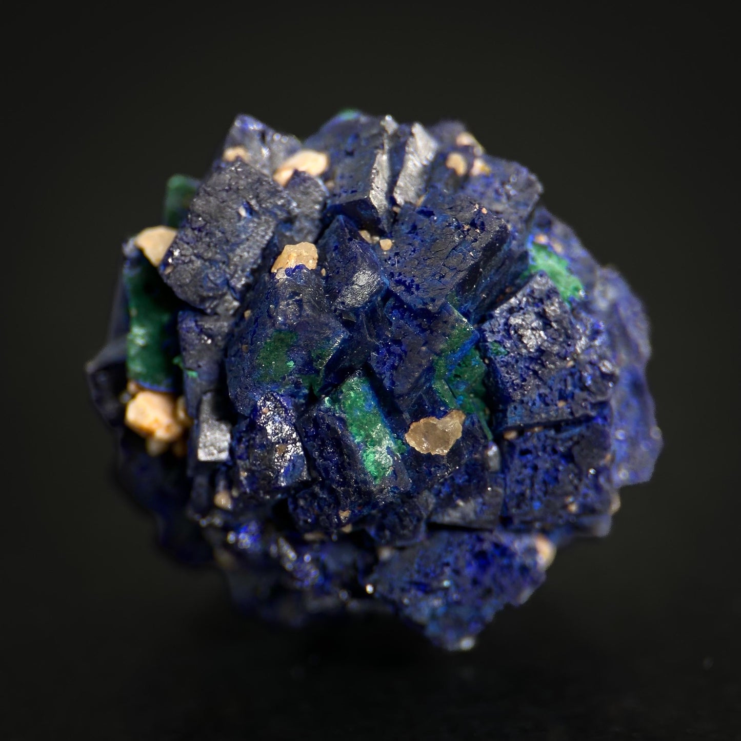 Azurite | blue crystal, mineral specimen from Chessy, France
