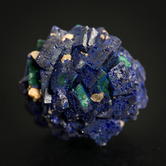 Azurite | blue crystal, mineral specimen from Chessy, France