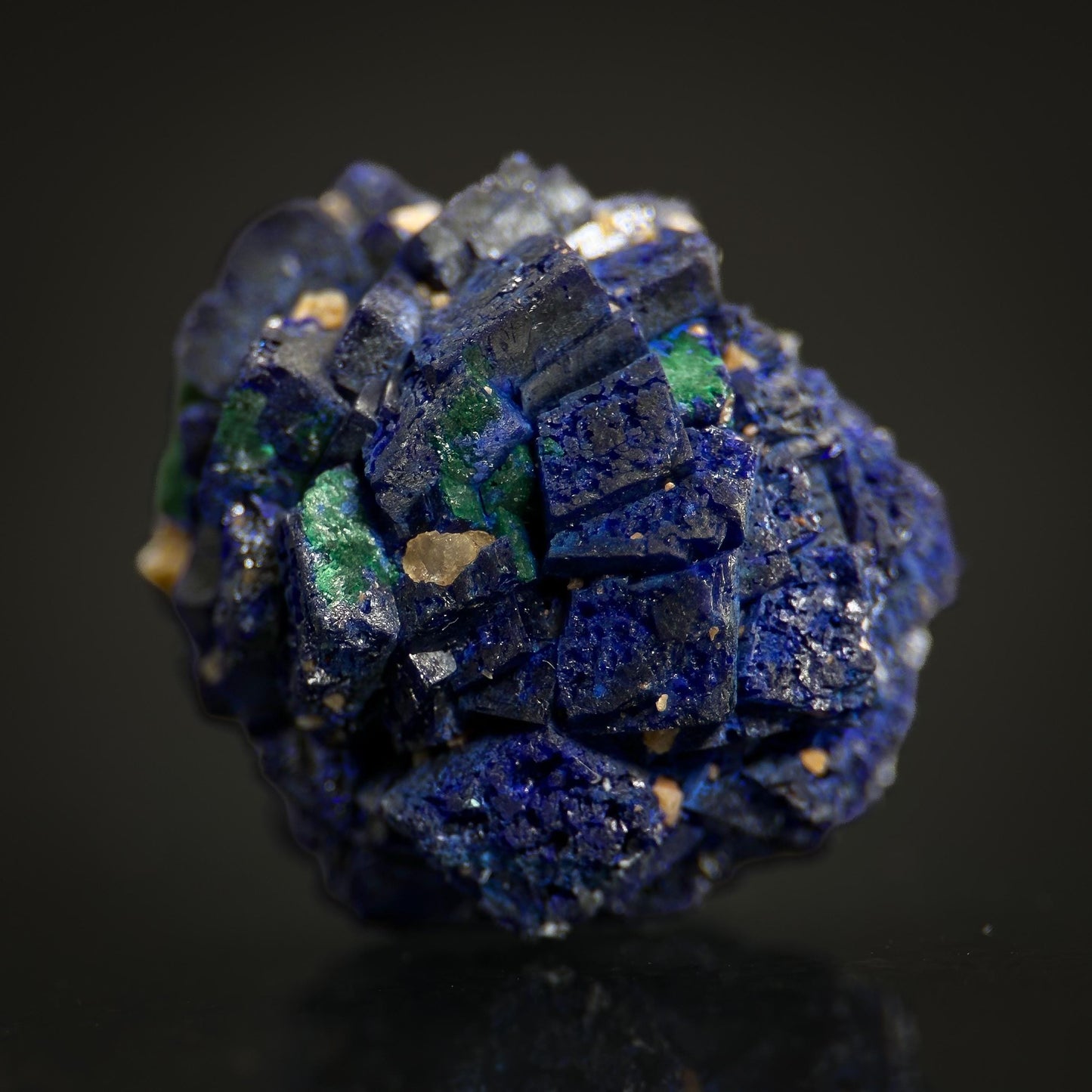 Azurite | blue crystal, mineral specimen from Chessy, France