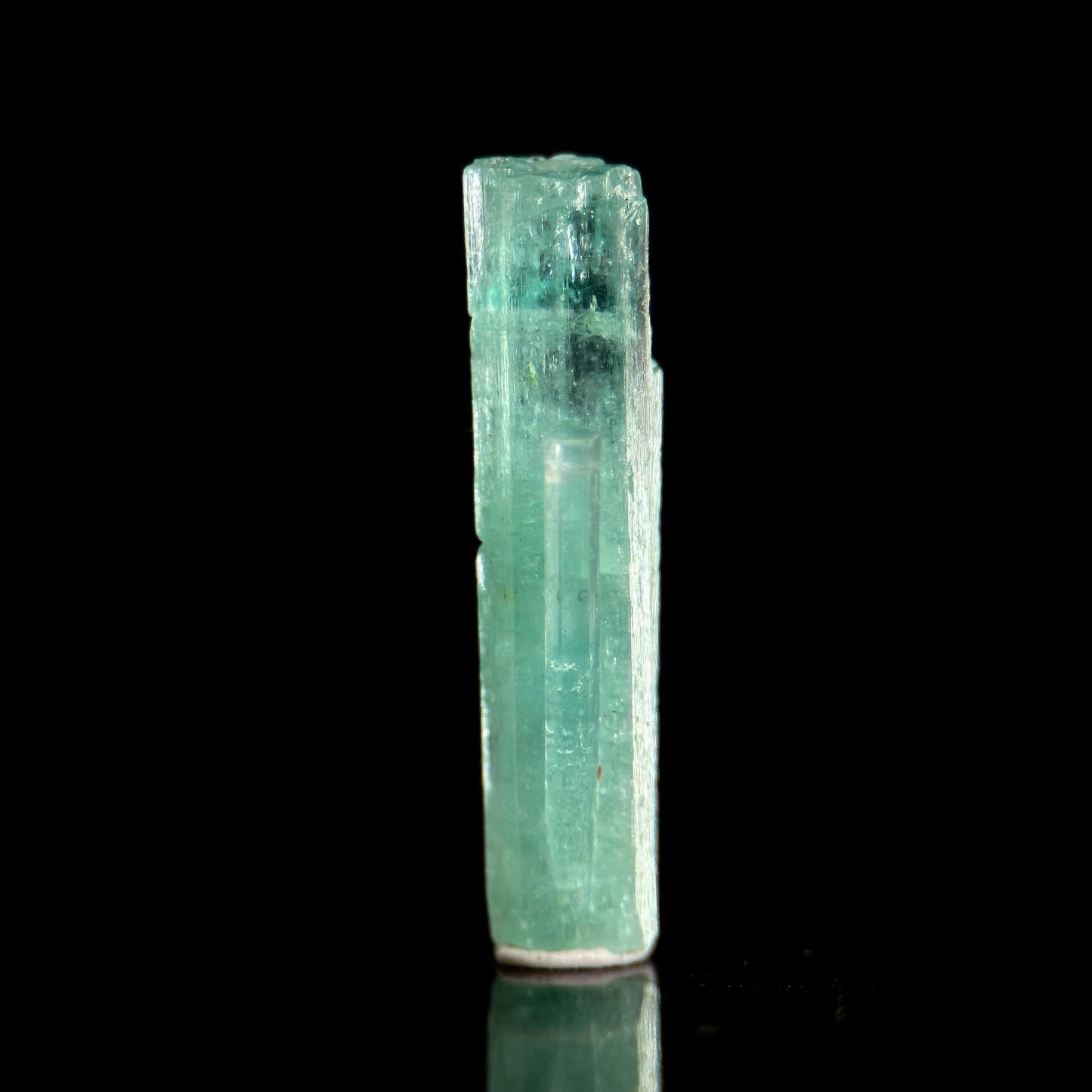 Beryl var. Emerald | natural seafoam green crystal, mineral specimen from Nigeria