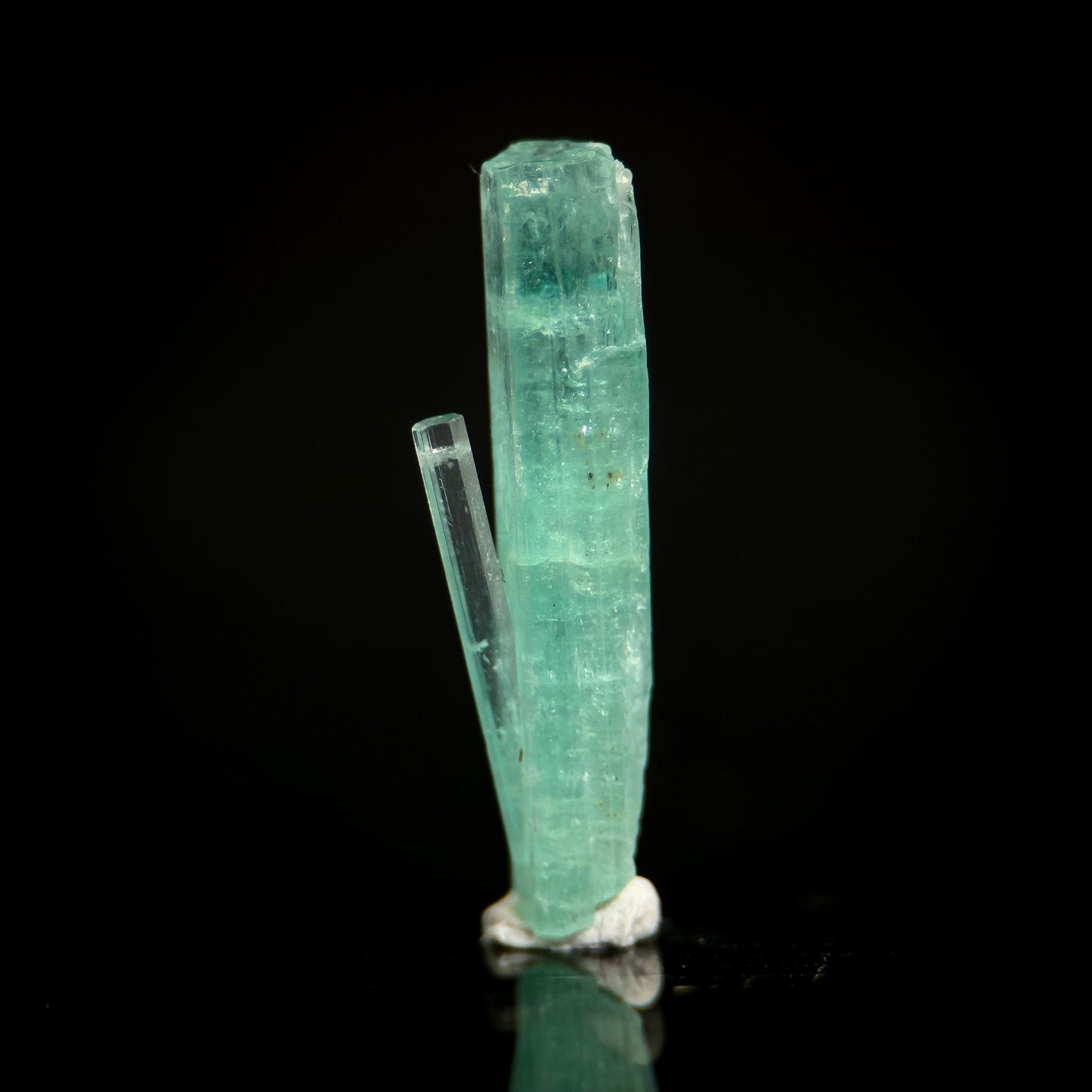 Beryl var. Emerald | natural seafoam green crystal, mineral specimen from Nigeria