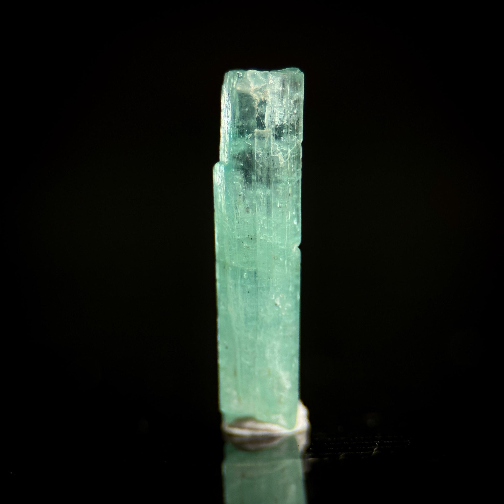 Beryl var. Emerald | natural seafoam green crystal, mineral specimen from Nigeria