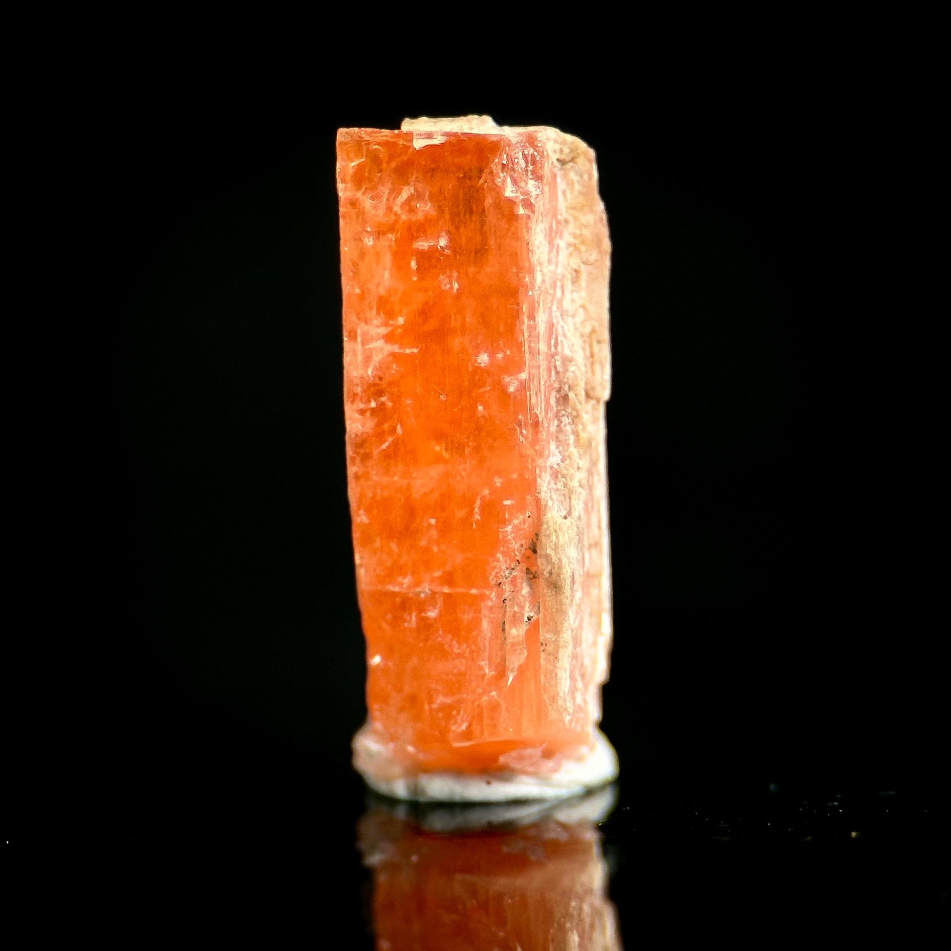 Serandite | orange crystal, rare mineral specimen from Canada