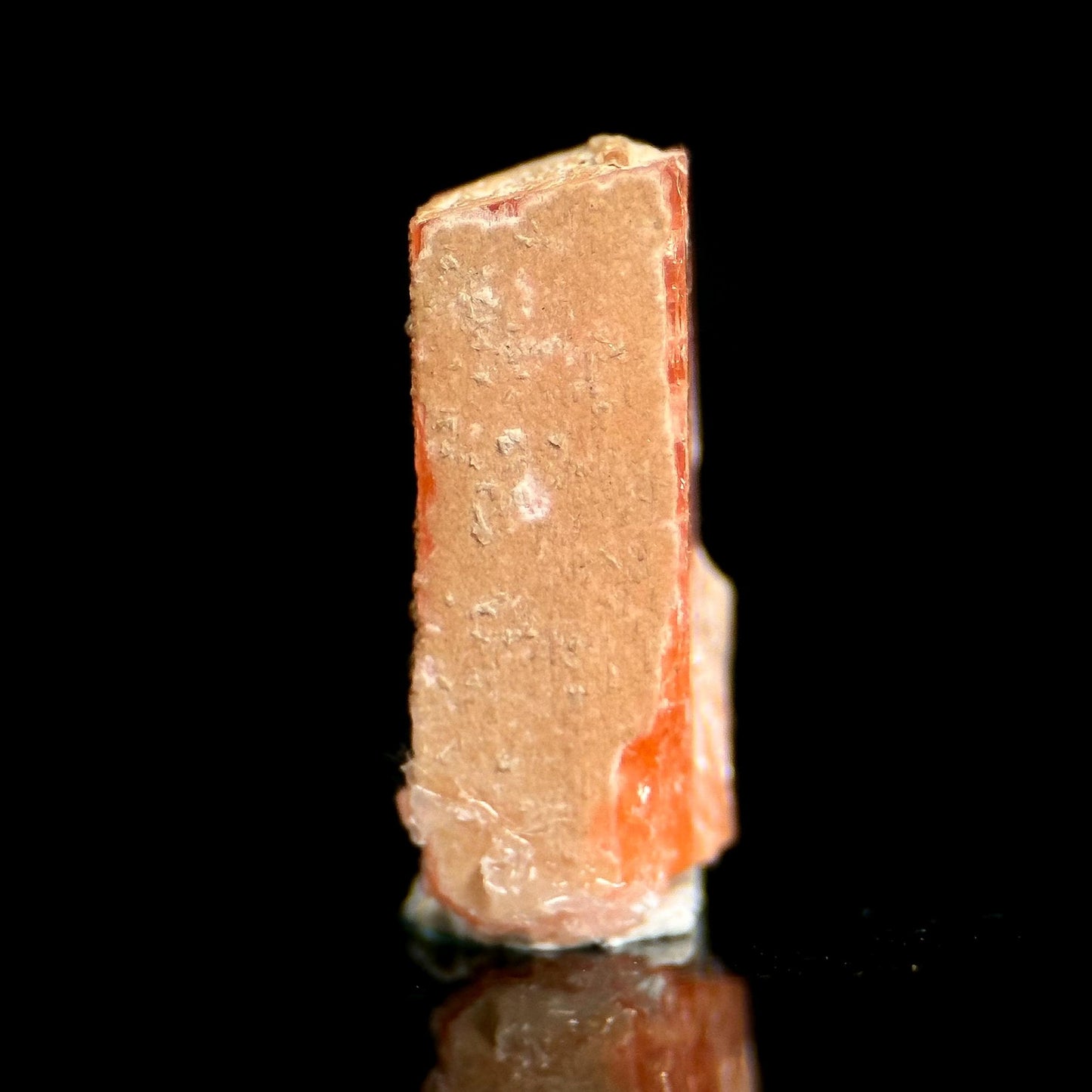 Serandite | orange crystal, rare mineral specimen from Canada