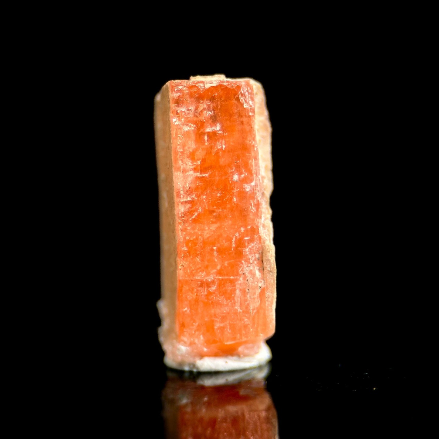 Serandite | orange crystal, rare mineral specimen from Canada