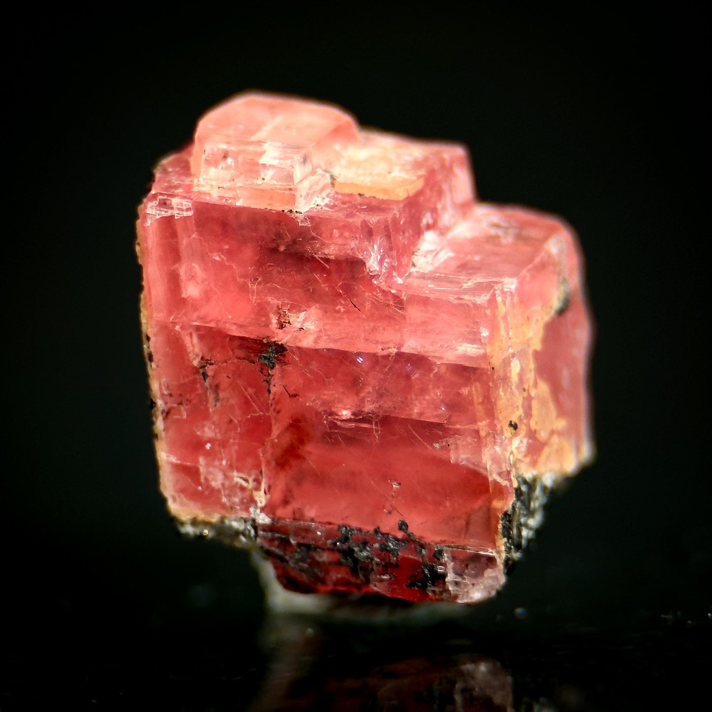 Rhodochrosite | pink crystal, rare mineral specimen from Sweet Home Mine