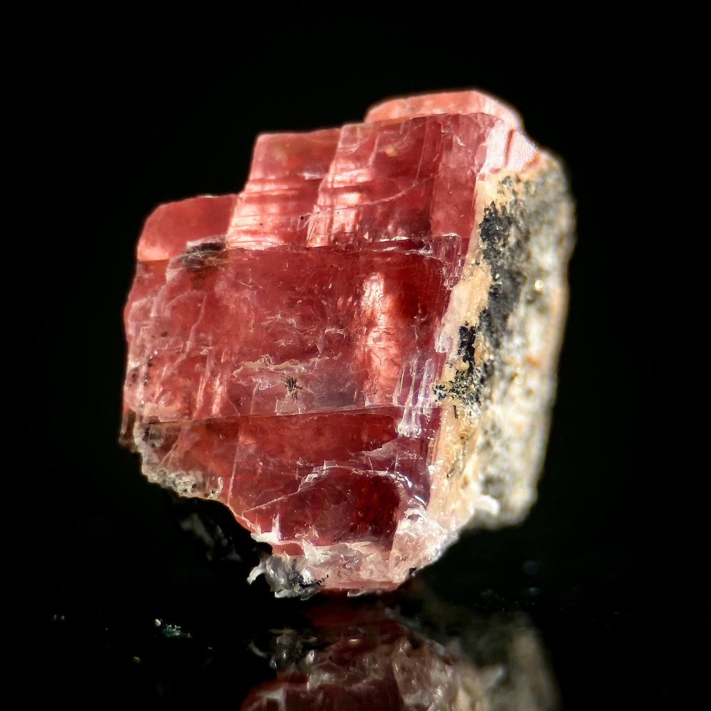 Rhodochrosite | pink crystal, rare mineral specimen from Sweet Home Mine