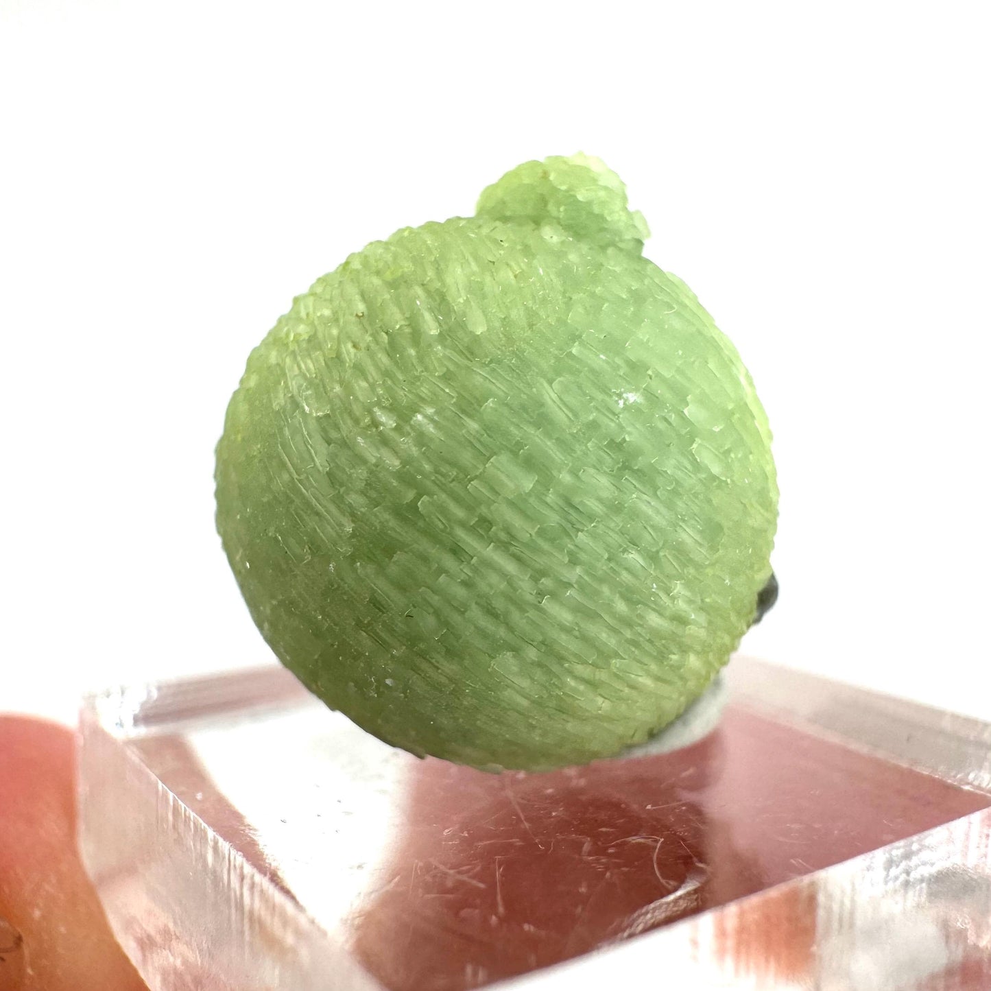 Wavellite (Arkansas, USA) | green crystal cluster, mineral specimen
