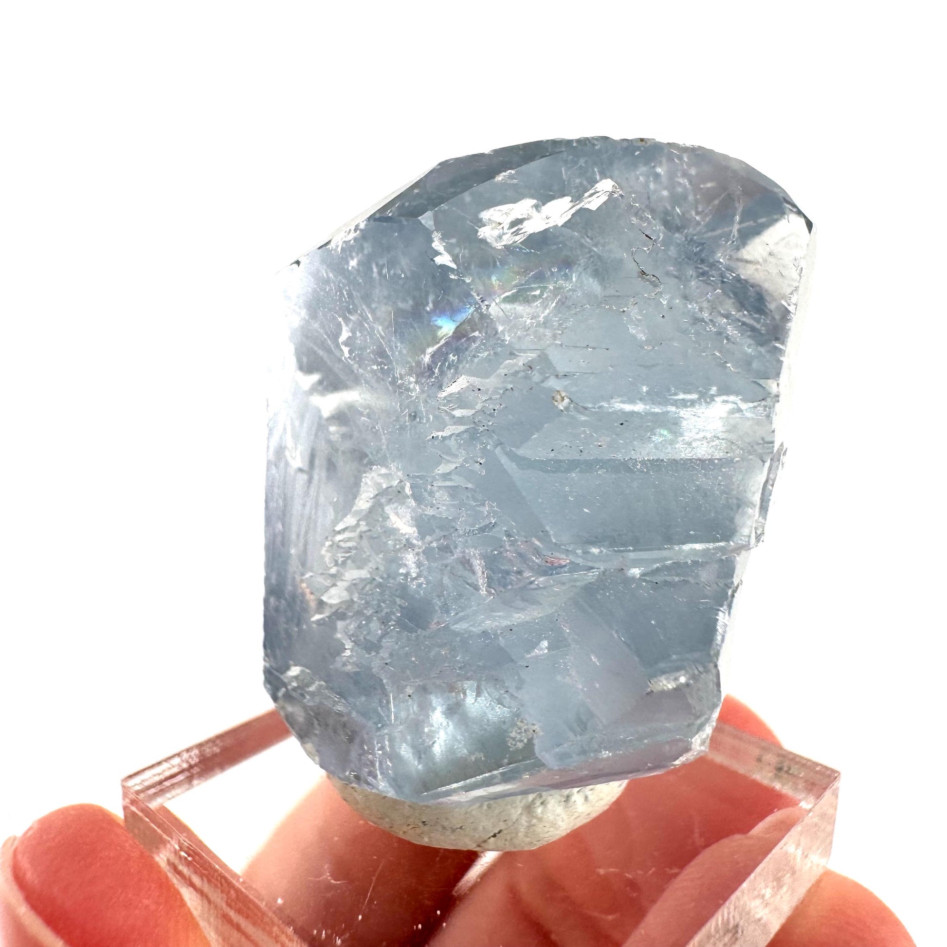 Celestite | natural blue crystal, mineral specimen from Madagascar