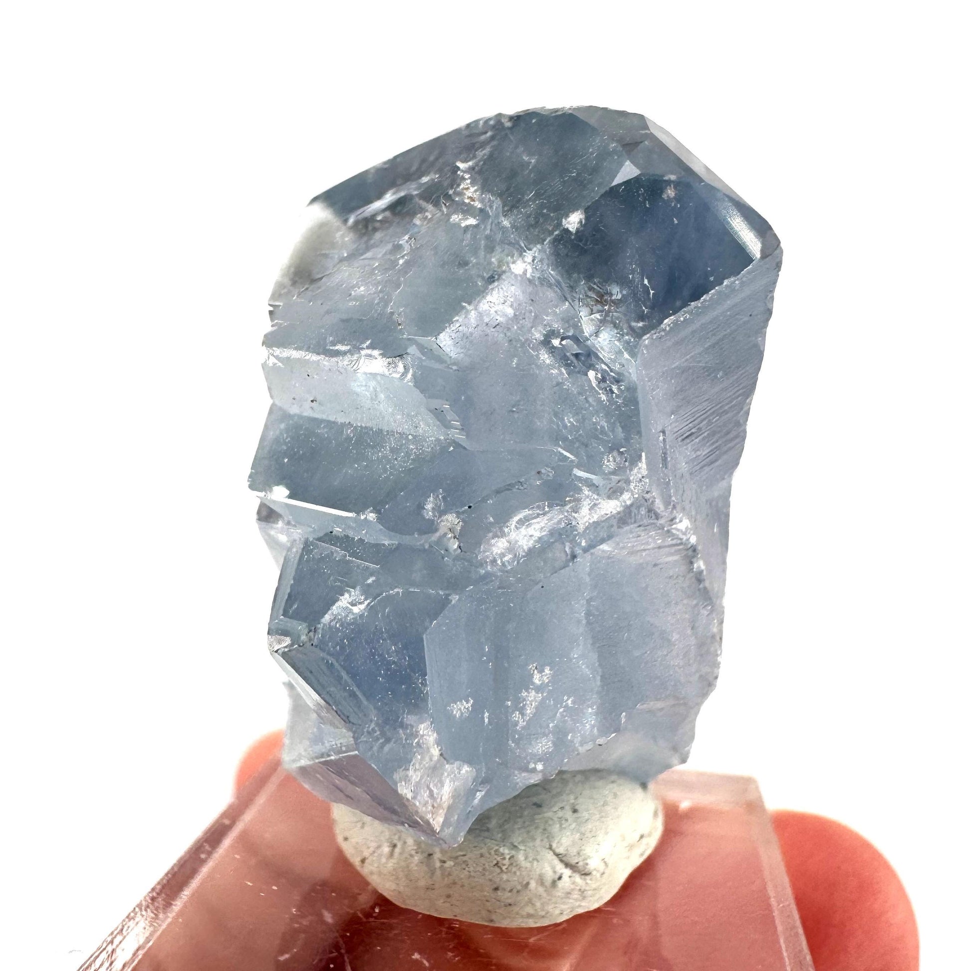 Celestite | natural blue crystal, mineral specimen from Madagascar