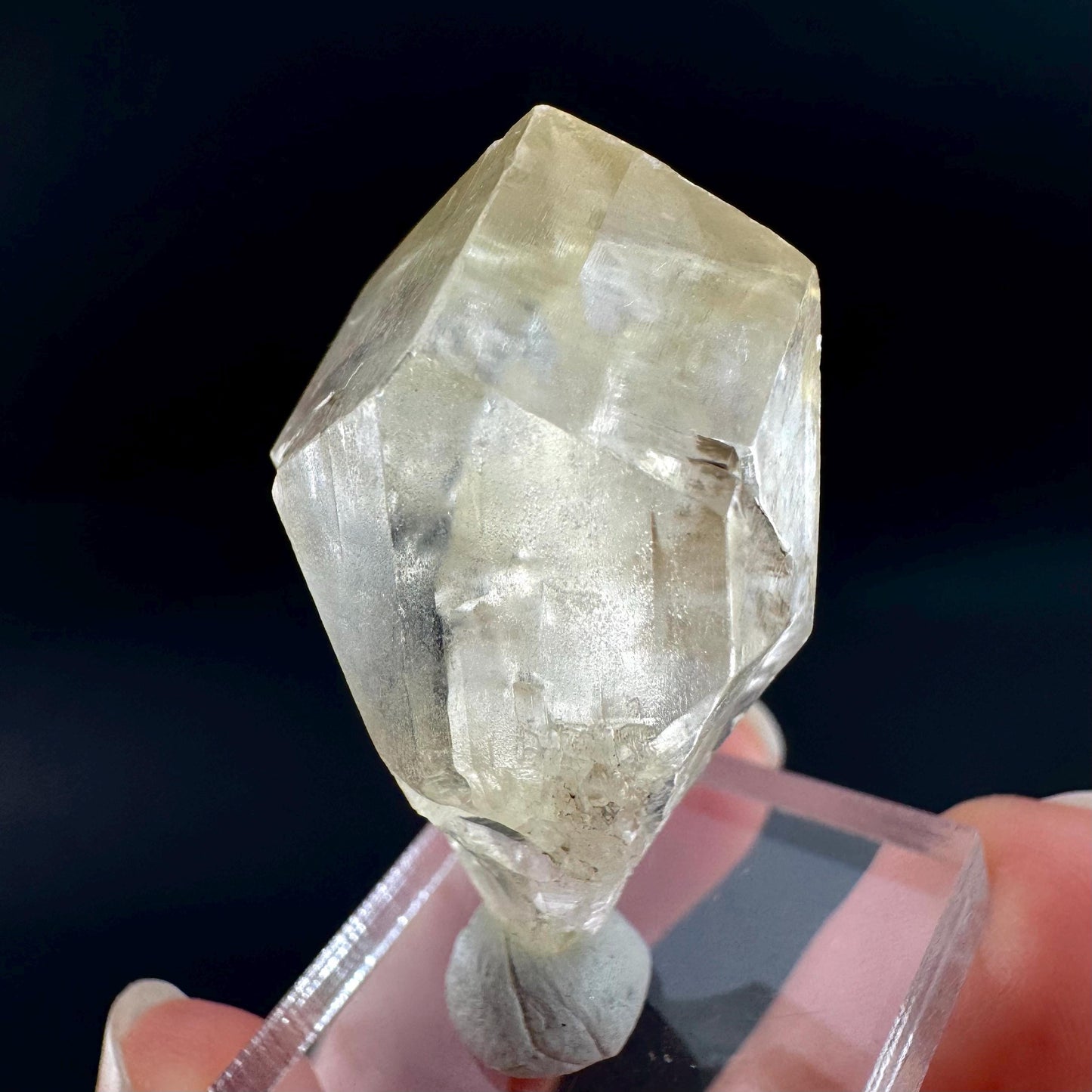 Golden Selenite Blade | Fluorescent UV Reactive Gypsum Crystal