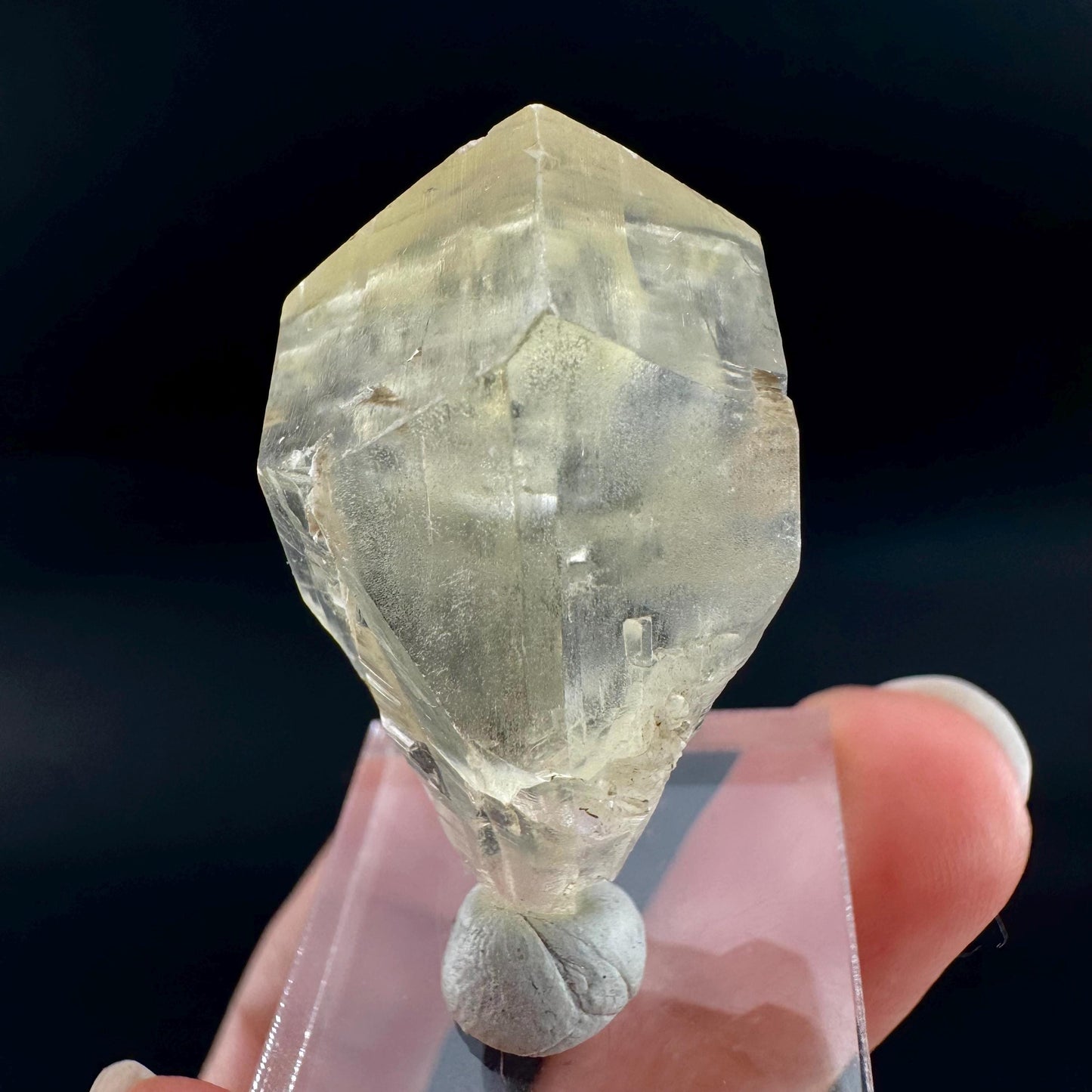 Golden Selenite Blade | Fluorescent UV Reactive Gypsum Crystal