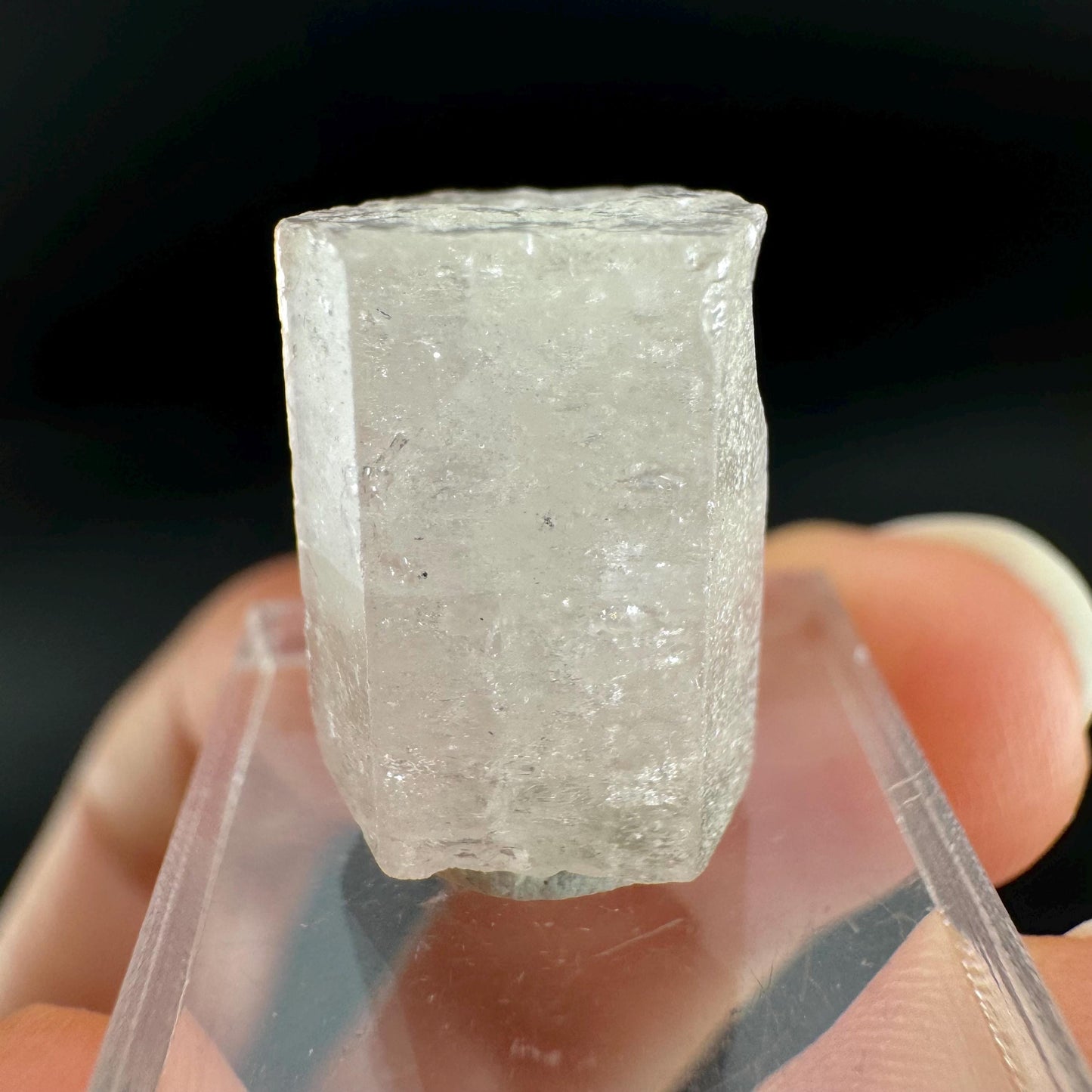 Pink Fluorapatite Crystal | UV reactive Mineral Specimen from Pakistan