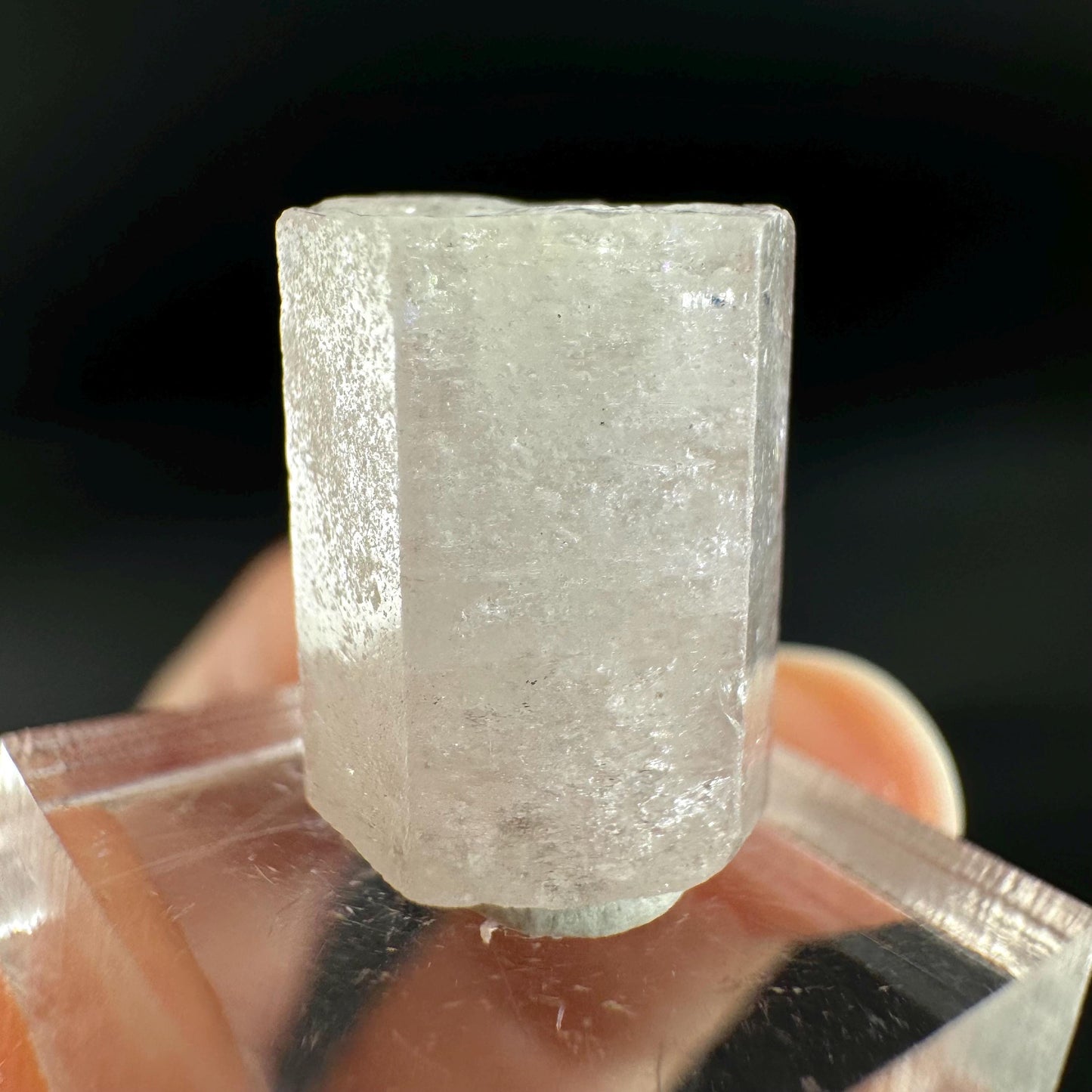 Pink Fluorapatite Crystal | UV reactive Mineral Specimen from Pakistan